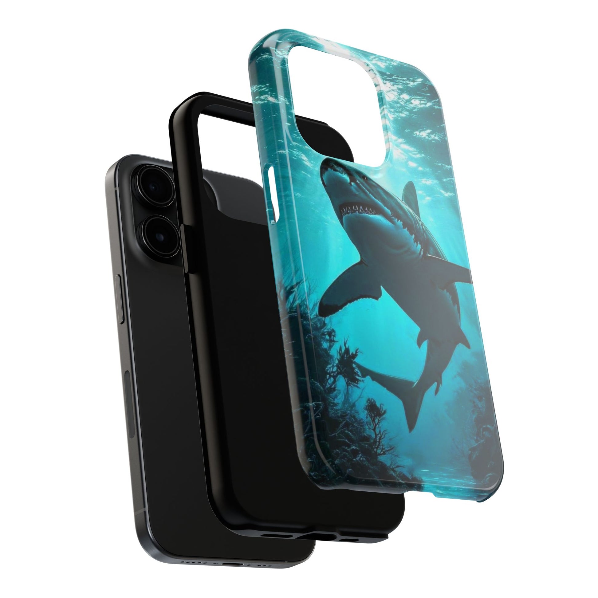 Killer Shark Theme Phone Cases for iPhones & Samsung Phones