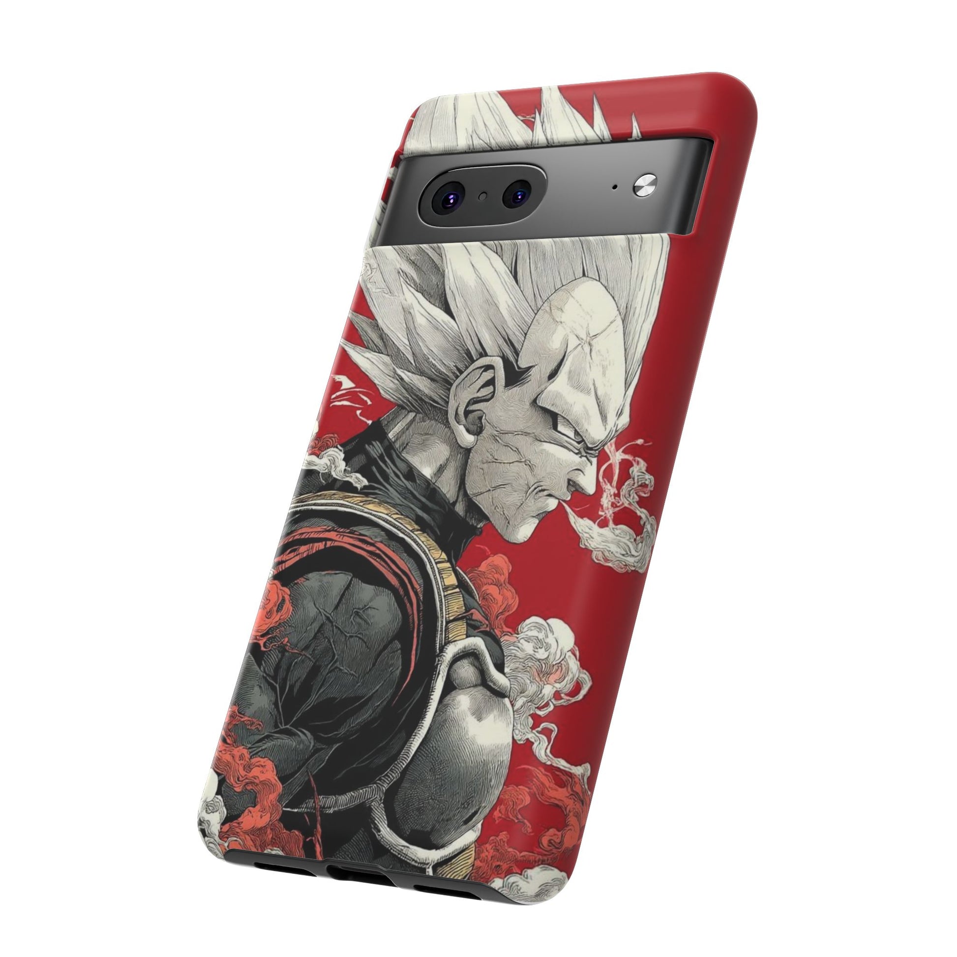 Dragon Ball Z Vegeta Anime Tough Cases for iPhones, Samsung, and Pixel