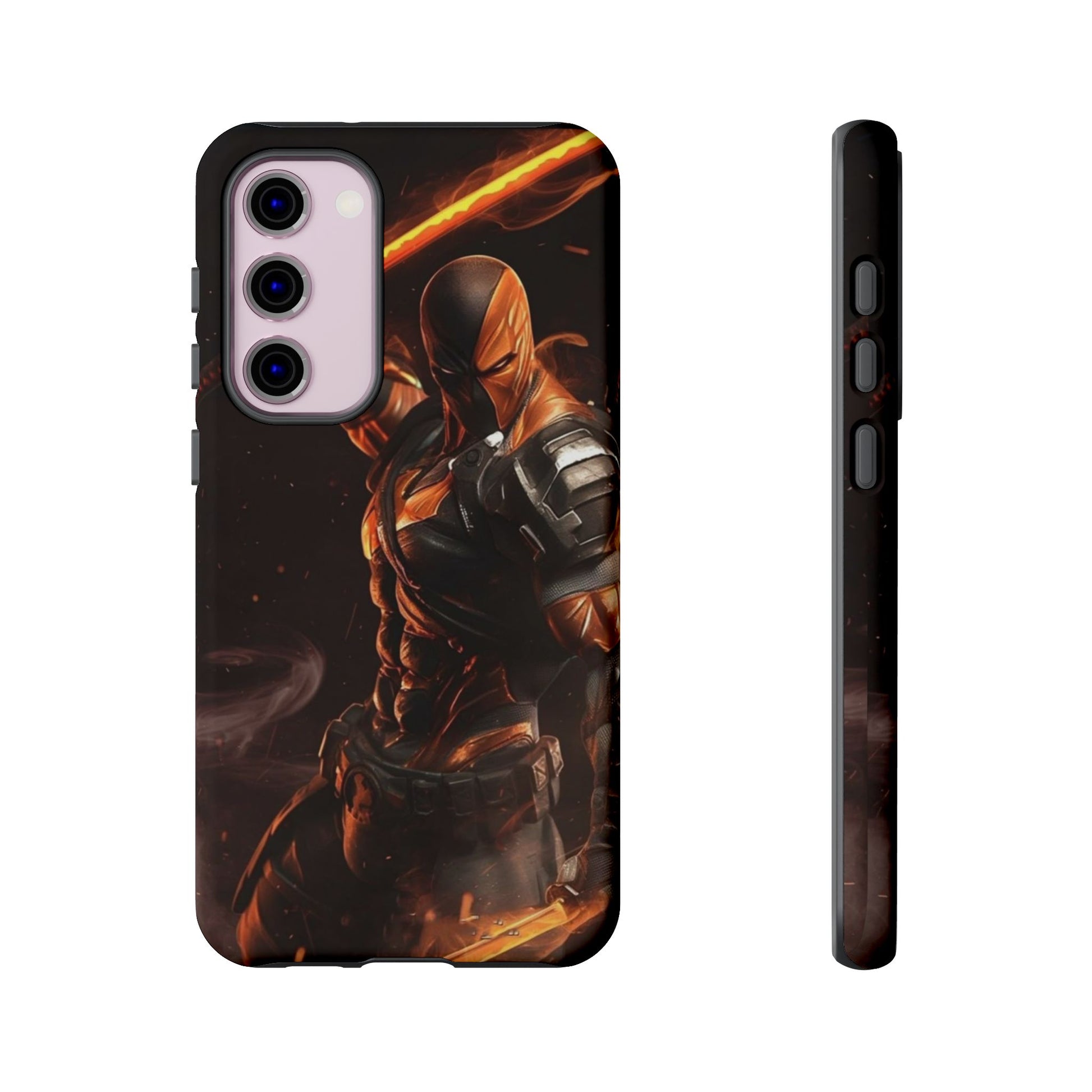 DC Comics Death Stroke Tough Cases for iPhones, Samsung, and Pixel
