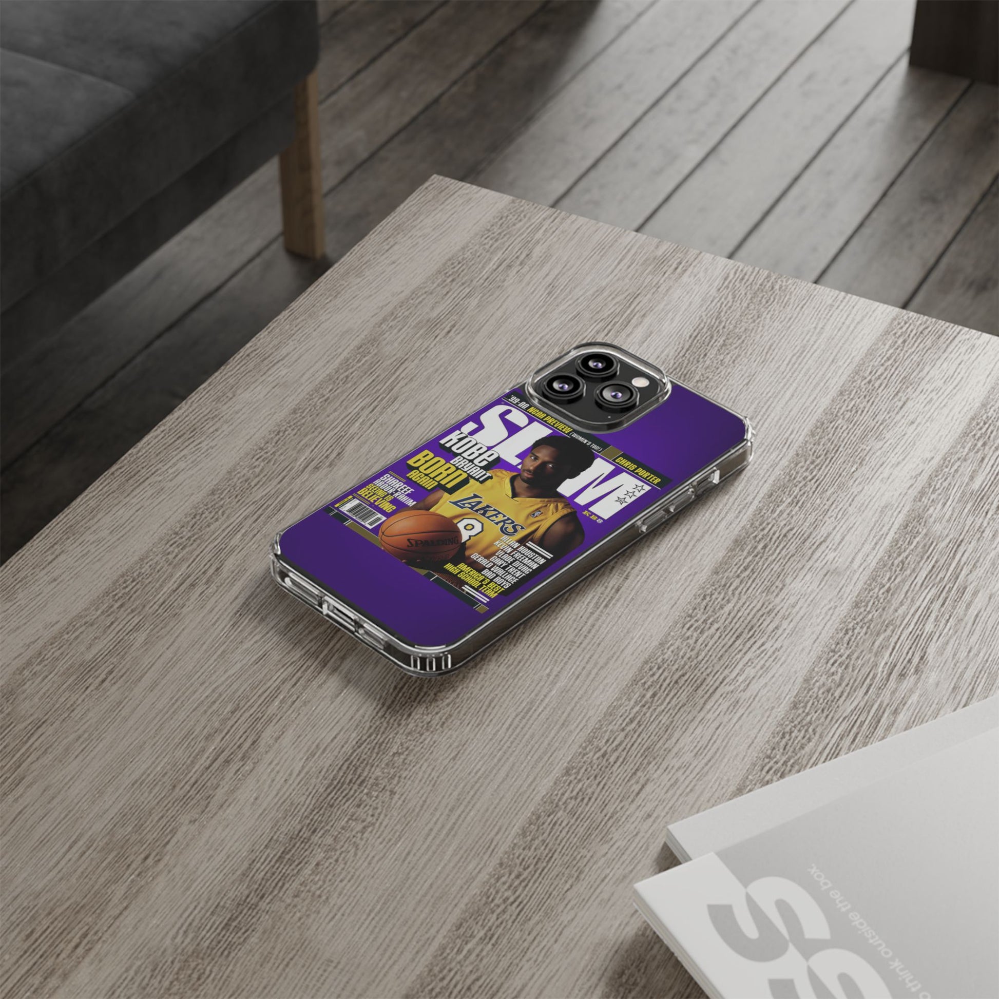 SLAM Cover Kobe Basketball Inspired design Clear Phone Cases