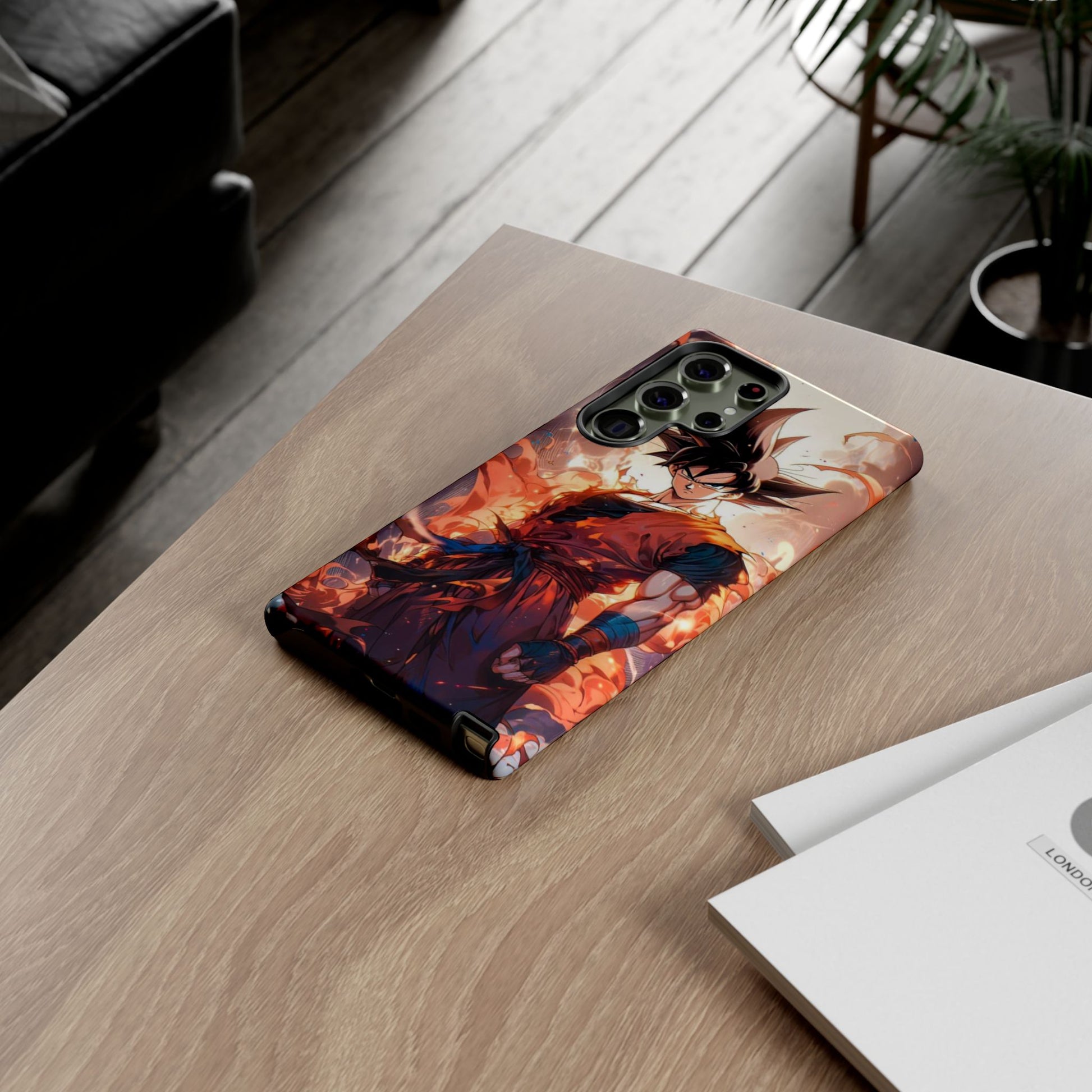 Anime Manga Dragon Ball Z Goku Tough Cases for iPhones, Samsung, and Pixel