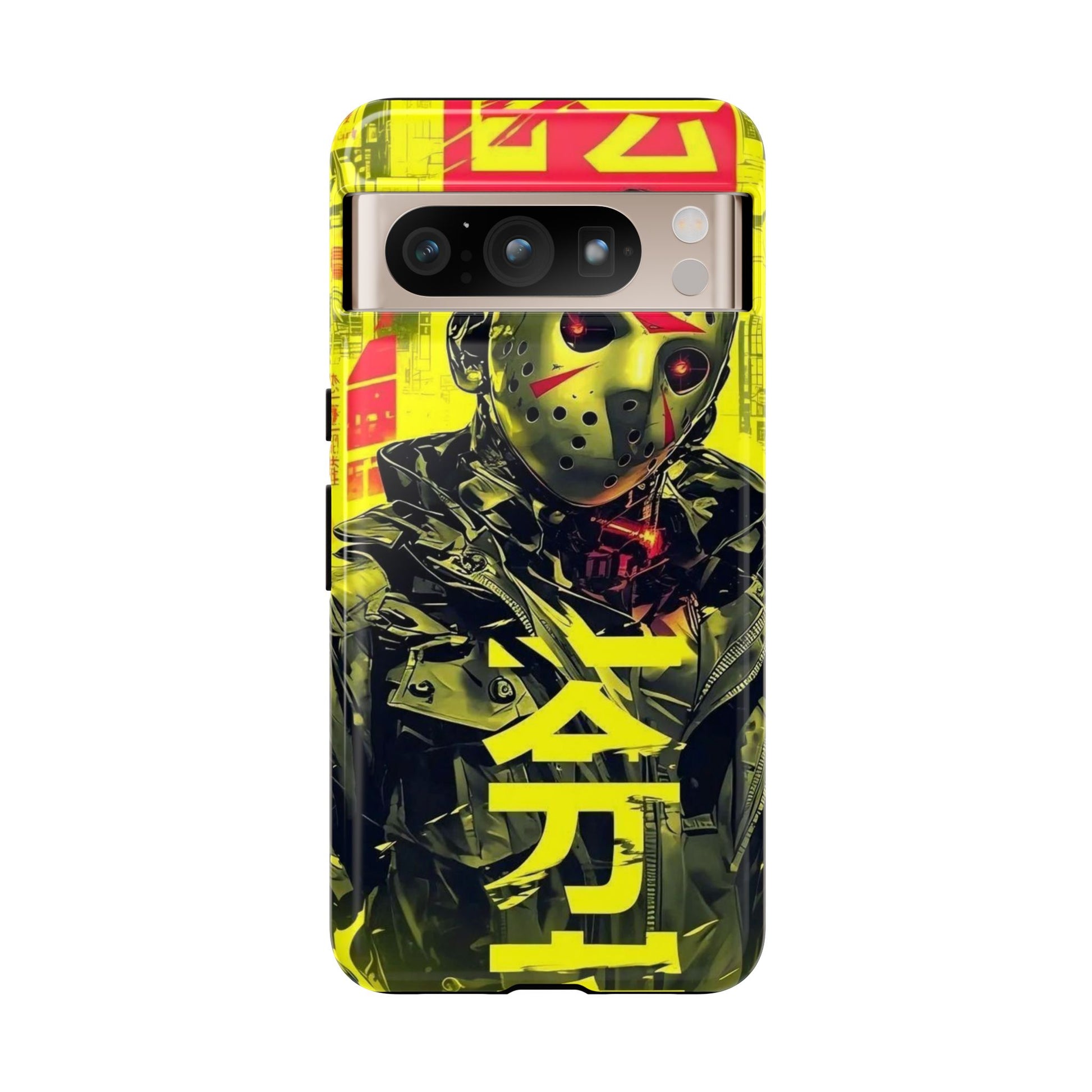 Cyberpunk X Jason Voorhees Tough Cases for iPhones, Samsung, and Pixel