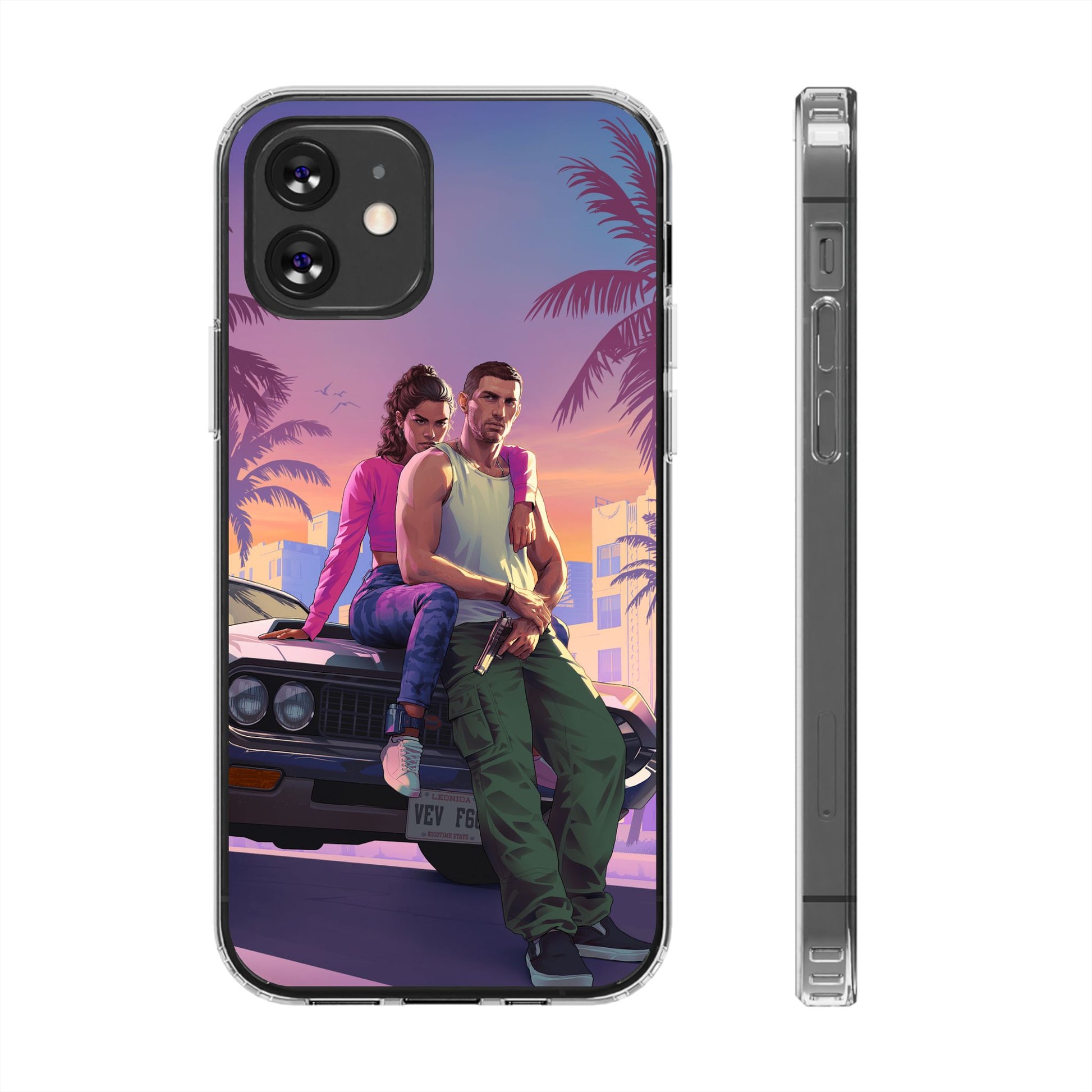 Grand Theft Game inspired Protective Iphone and Samsung case