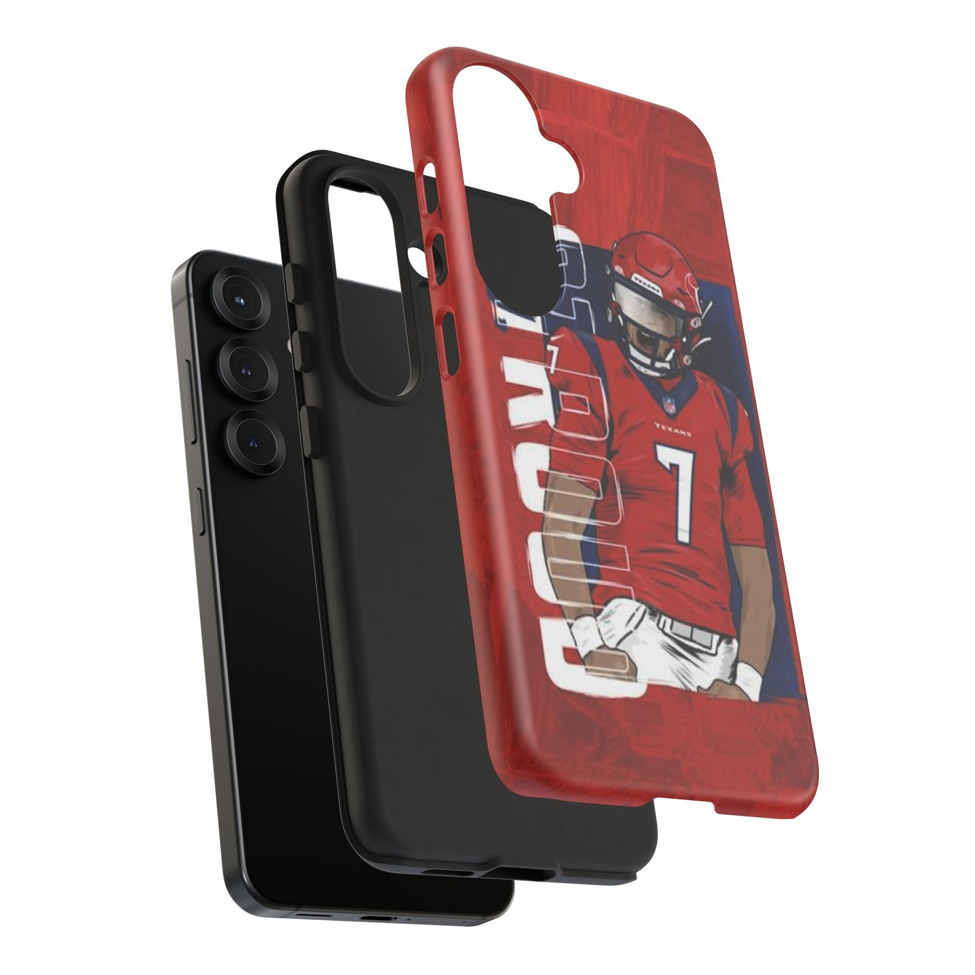 Houston Texans Football CJ Stroud Tough Cases for iPhones, Samsung, and Pixel