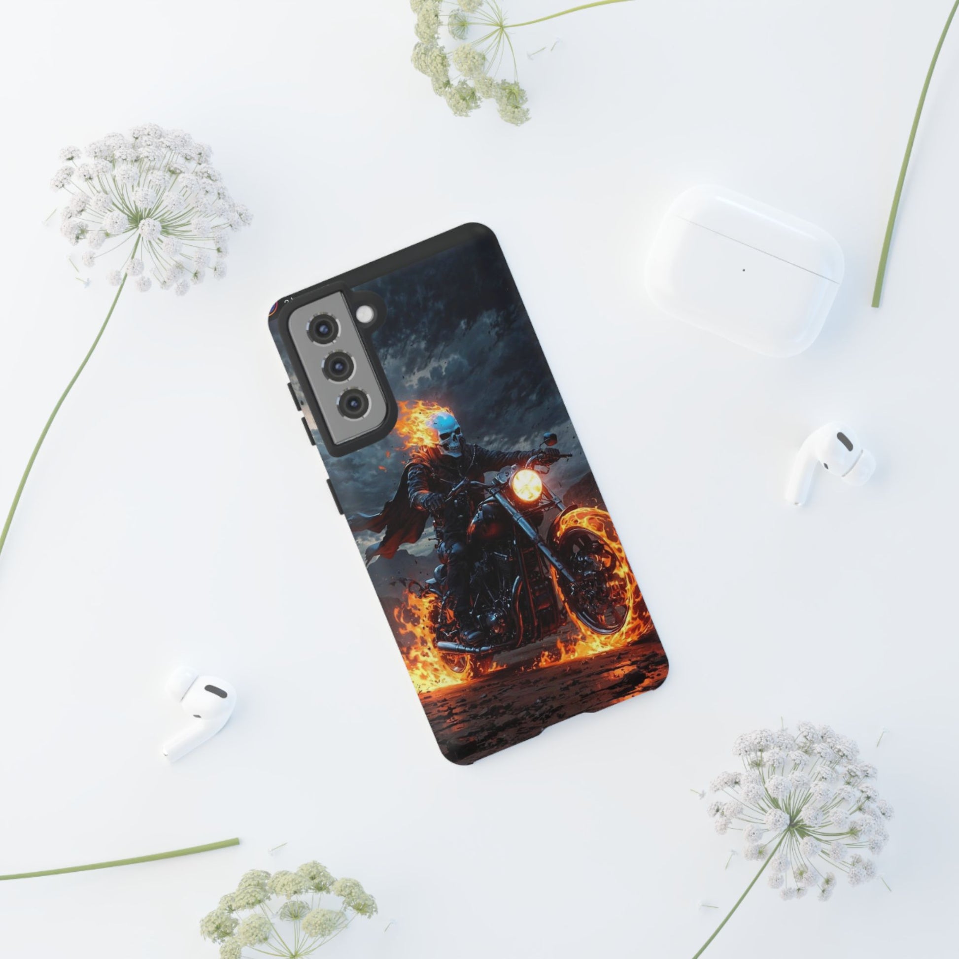 Marvel's Ghost Rider Tough Cases for iPhones, Samsung, and Pixel