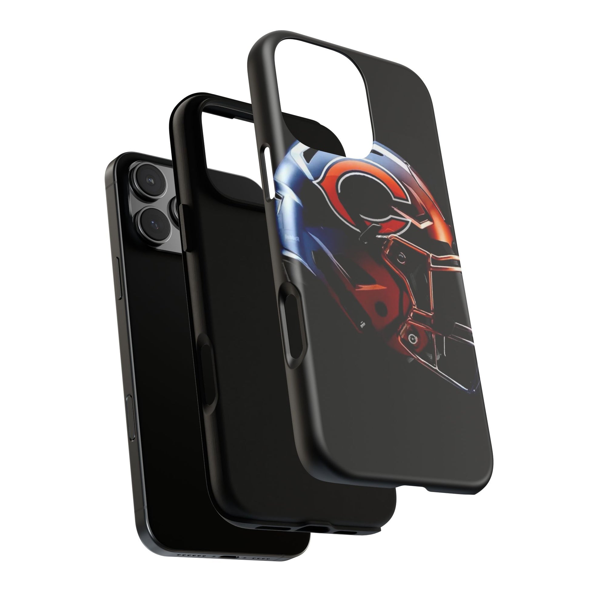Football Helmet Chicago Bears Phone Case, Tough Cases for iPhones, Samsung, and Pixel