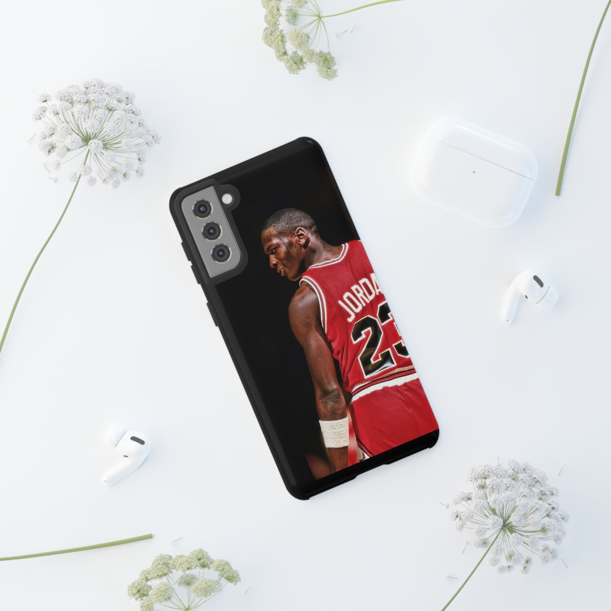 Basketball Legend Michael Jordan Tough Cases for iPhones, Samsung, and Pixel