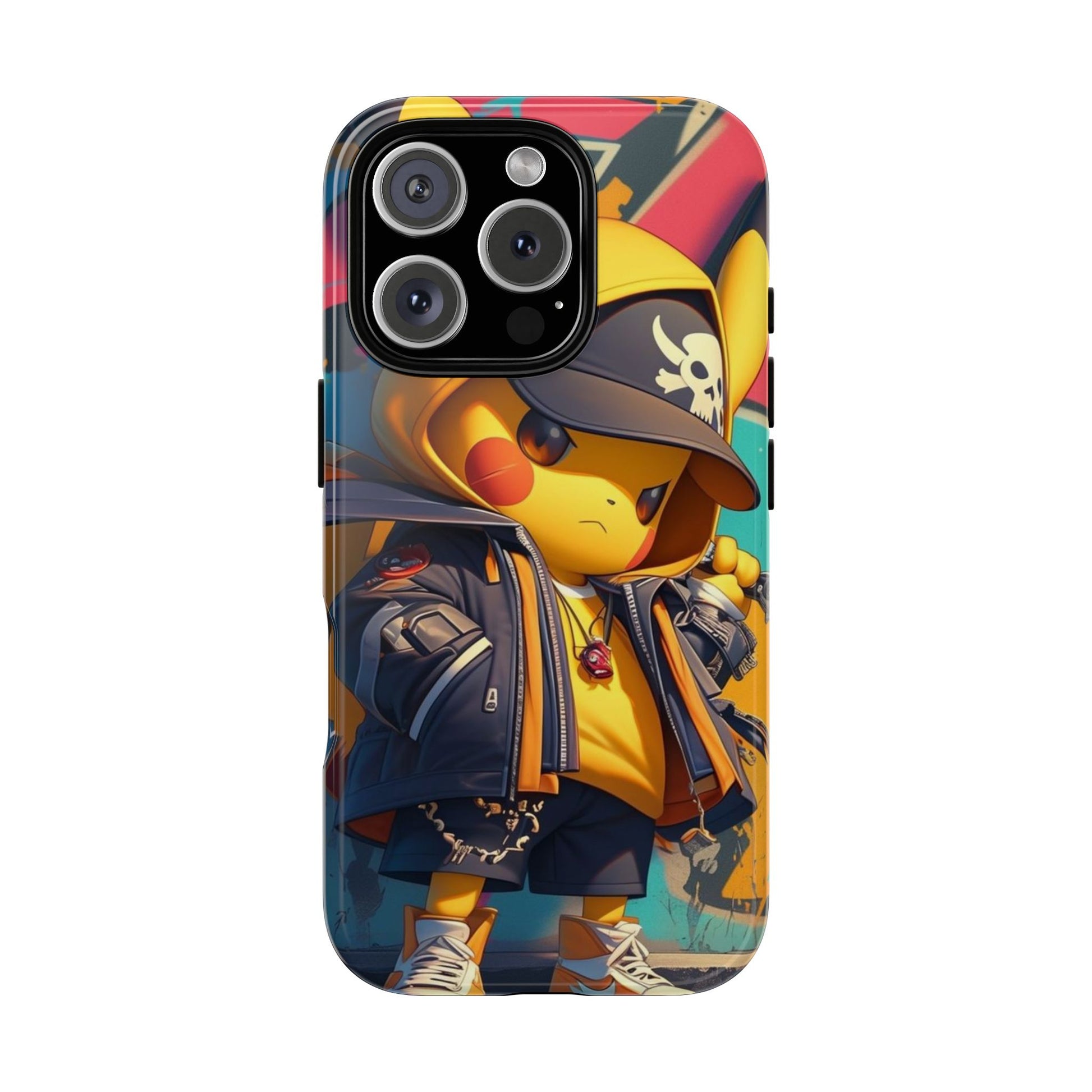 Cute Poke Bear Phone Case, Tough Cases for iPhones, Samsung, and Pixel