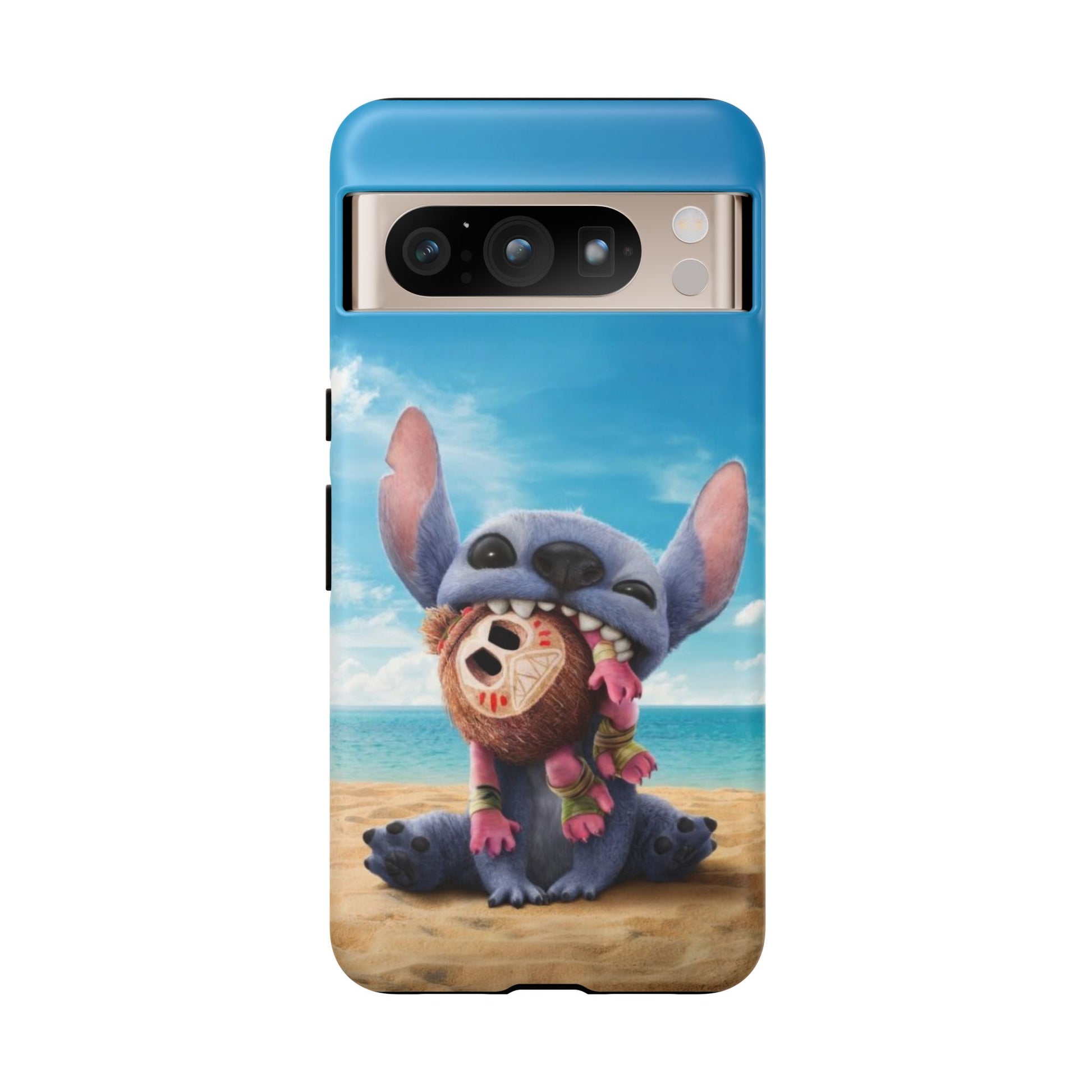Stitch Beach Sunset Landscape Phone Case for iPhone, Samsung Galaxy, & Pixel Phones