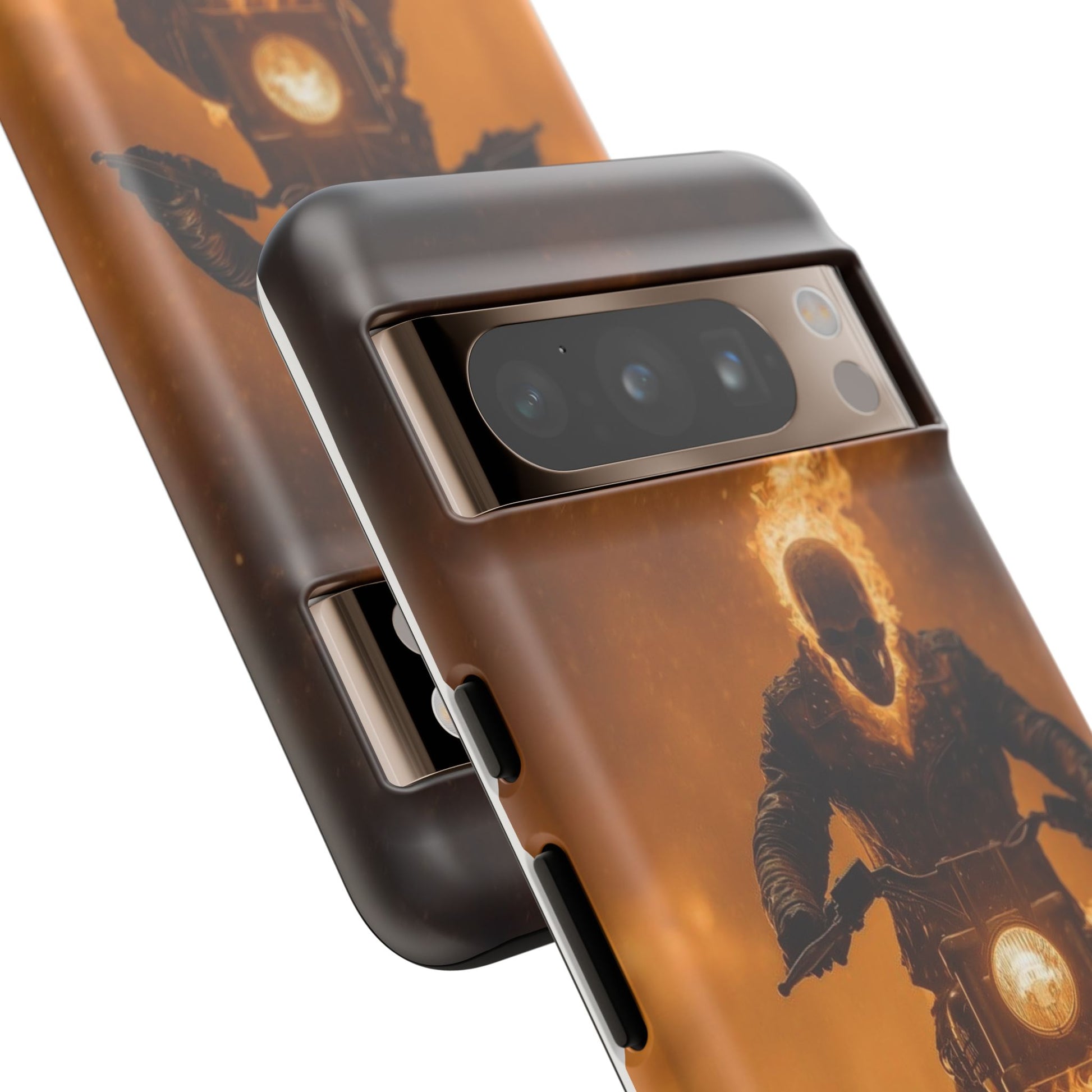 Marvel's Ghostrider Tough Cases for iPhones, Samsung, and Pixel