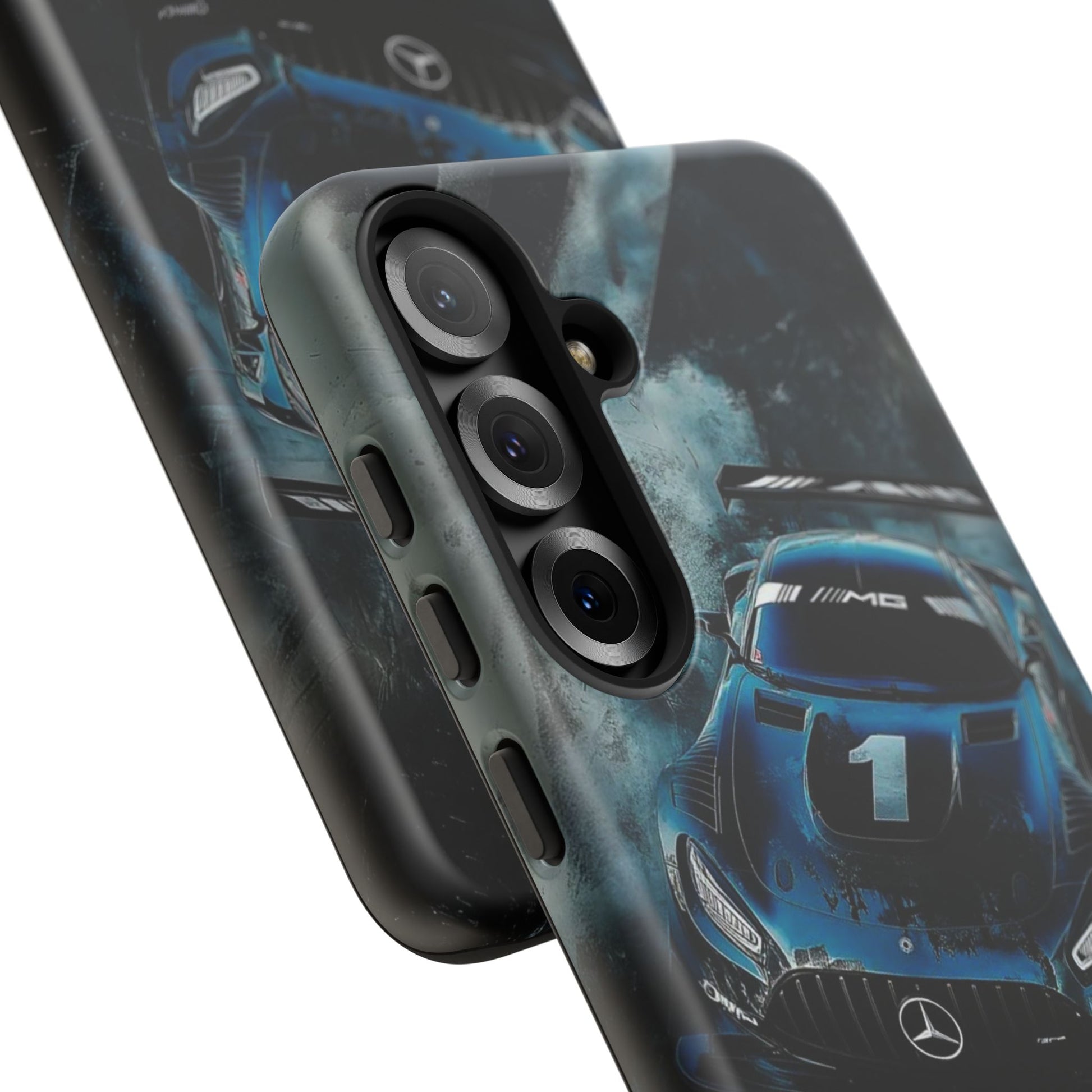 Mercedes AMG Racing Car Tough Cases for iPhones, Samsung, and Pixel