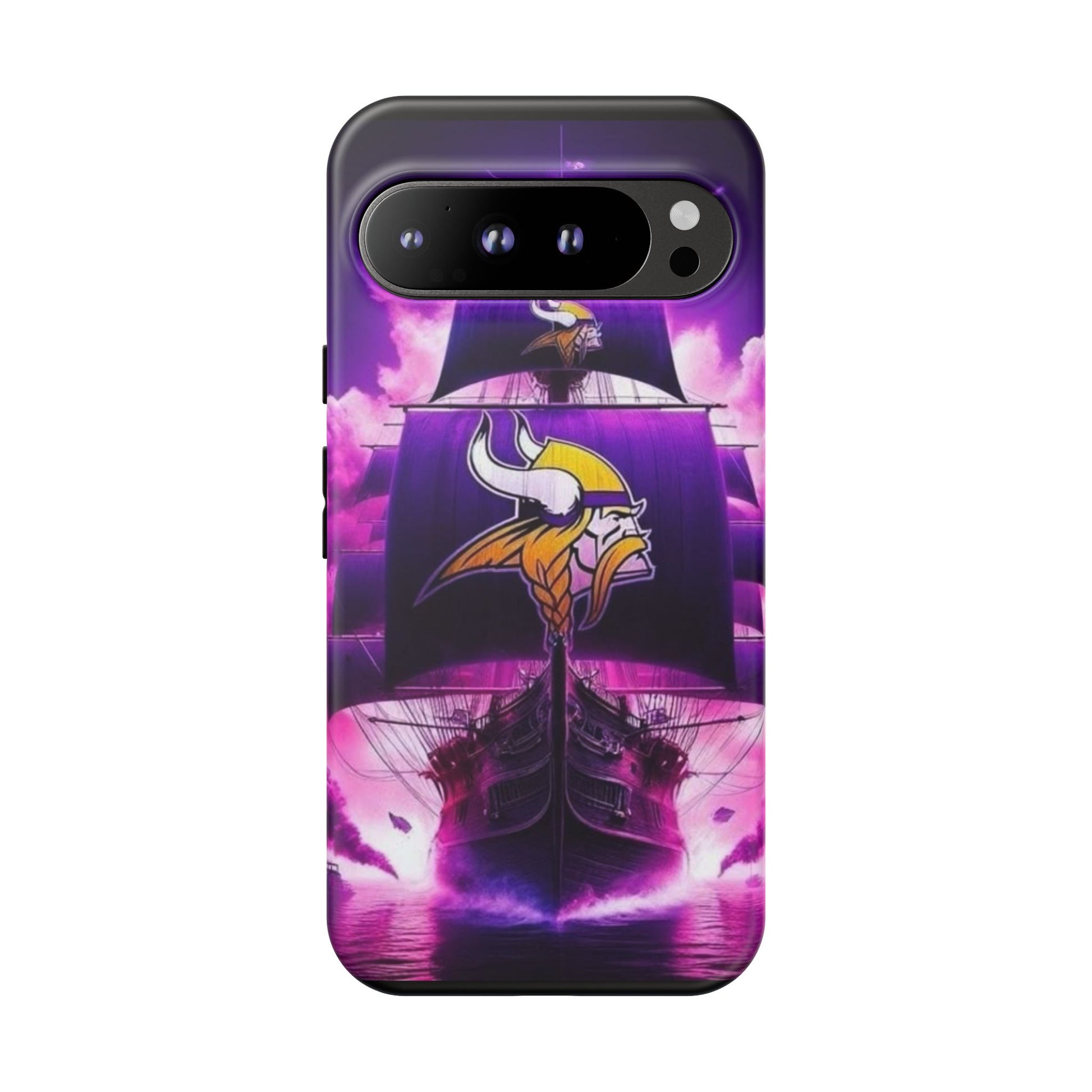 Minnesota Vikings Ship Football Phone Case, Tough Cases for iPhones, Samsung, and Pixel