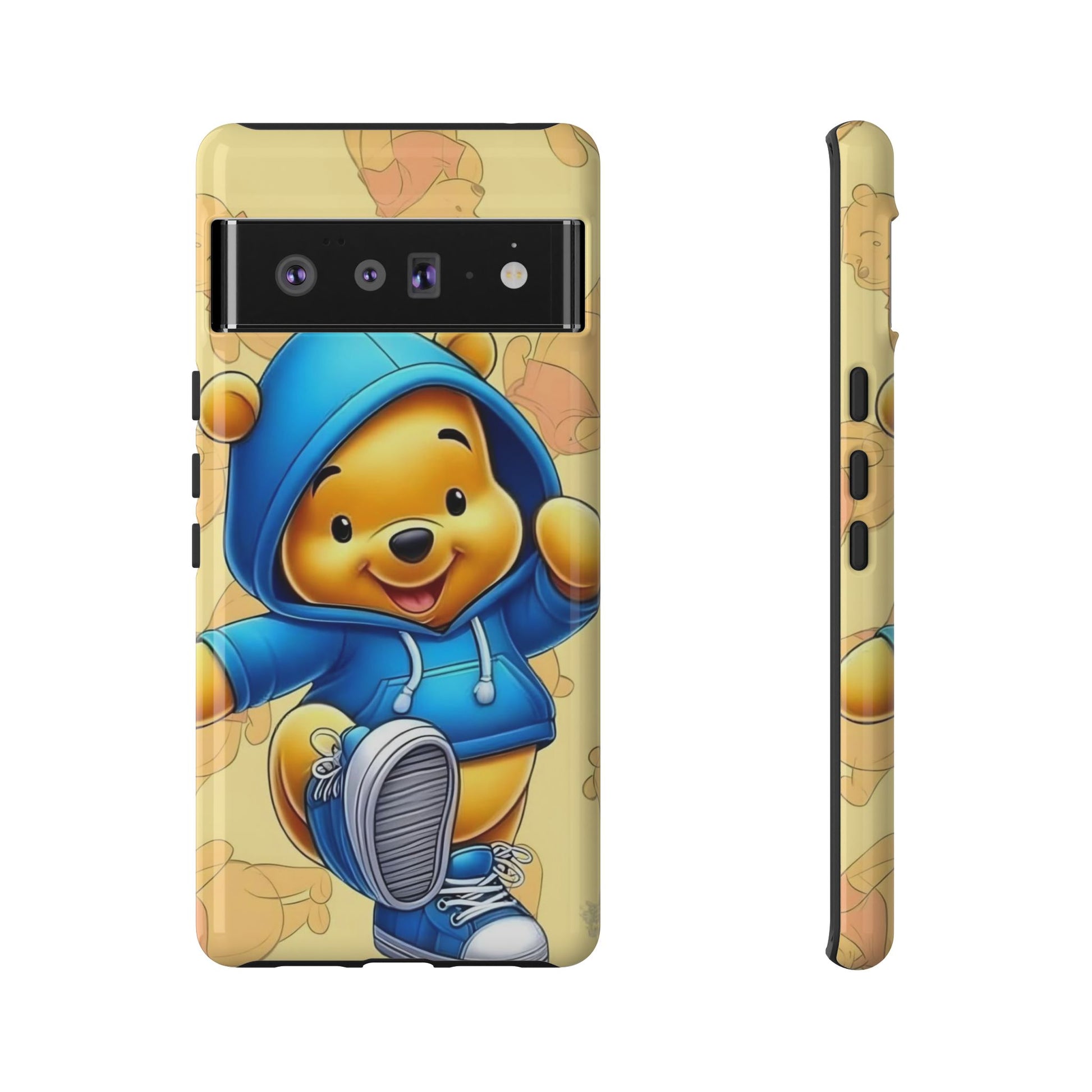 Cute Pooh Bear Phone Case, Tough Case