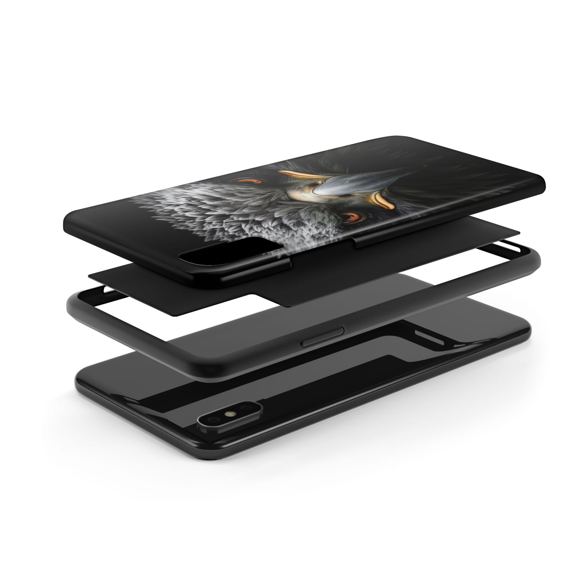 Mean Eagle Stare Theme Phone Cases for iPhones & Samsung Phones