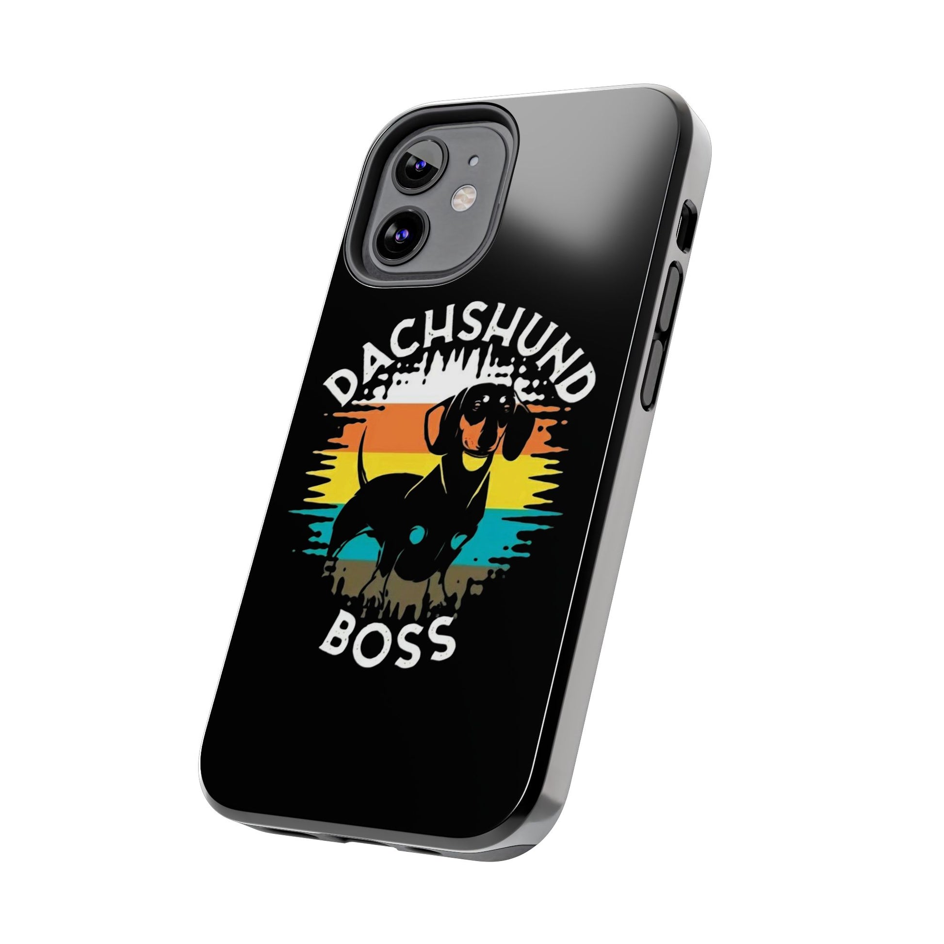 Dachshund Boss Theme Phone Cases for iPhones & Samsung Phones