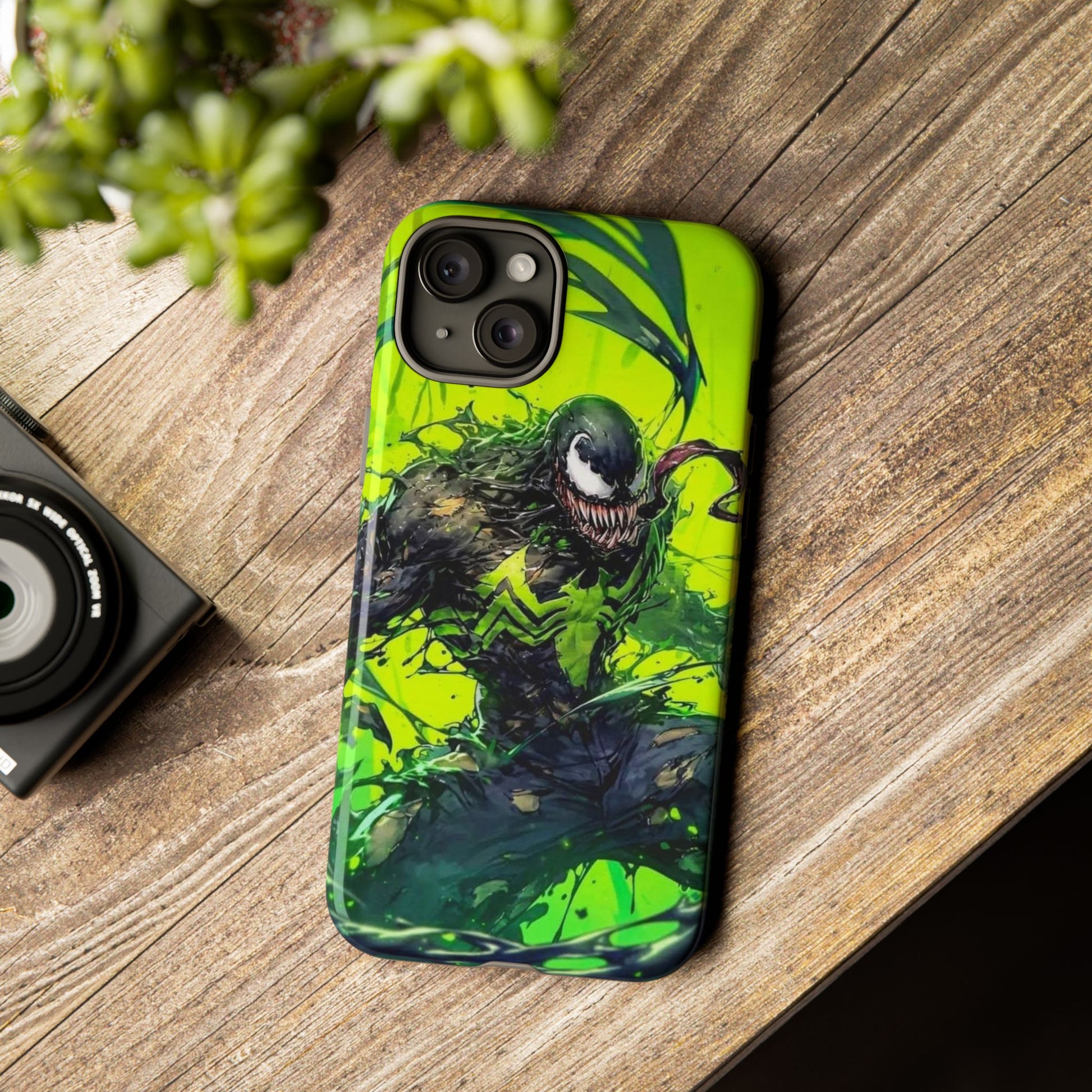 Evil Venom Phone Case, Tough Cases, Marvel Comics Phone for iPhones, Samsung, and Pixel