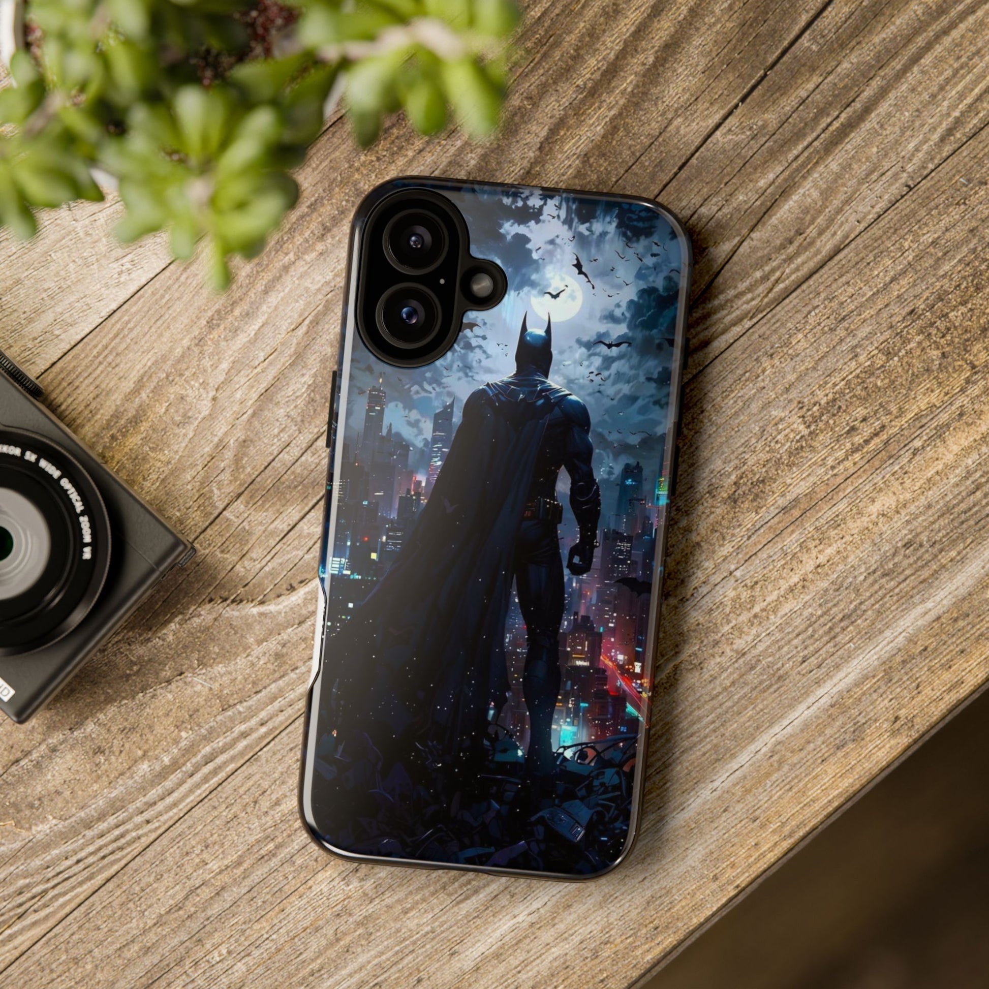 Gotham City Batman Tough Cases for iPhones, Samsung, and Pixel
