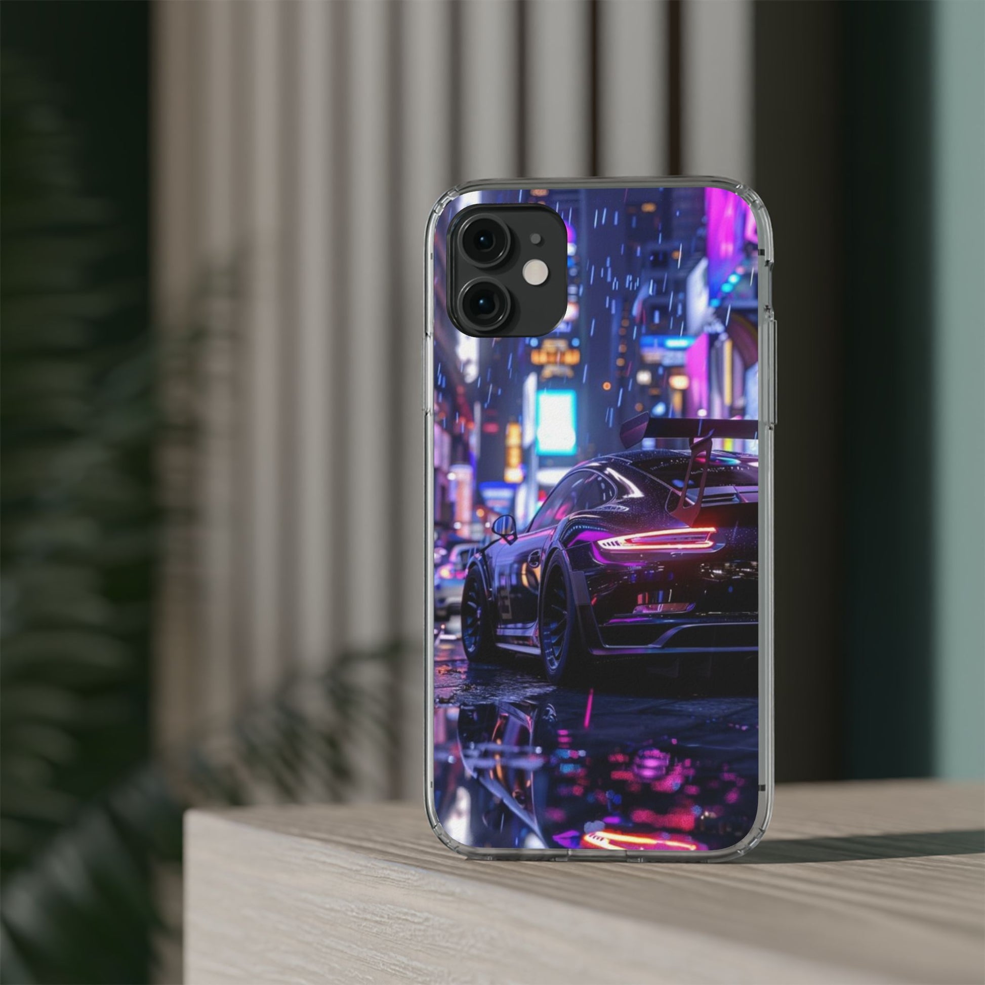 Beautiful Porsche in City Art Iphone, Samsung case