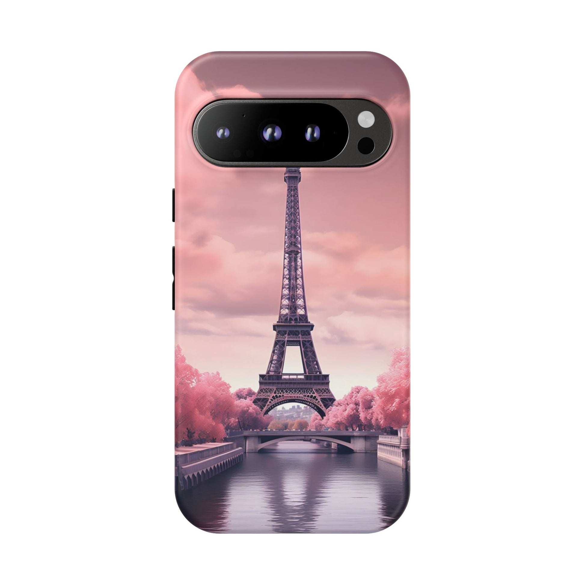 Eiffel Tower Paris Tough Cases for iPhones, Samsung, and Pixel
