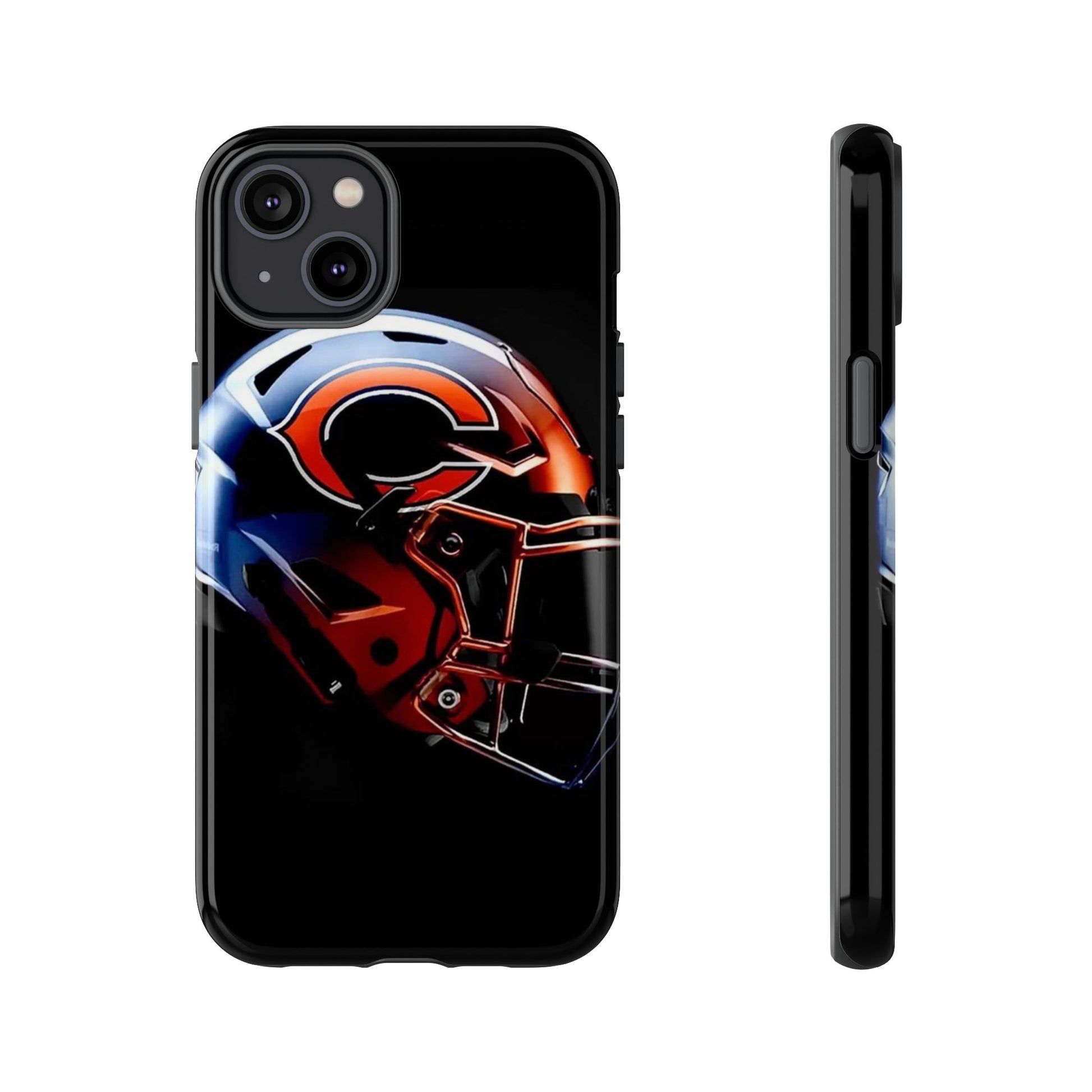 Football Helmet Chicago Bears Phone Case, Tough Cases for iPhones, Samsung, and Pixel