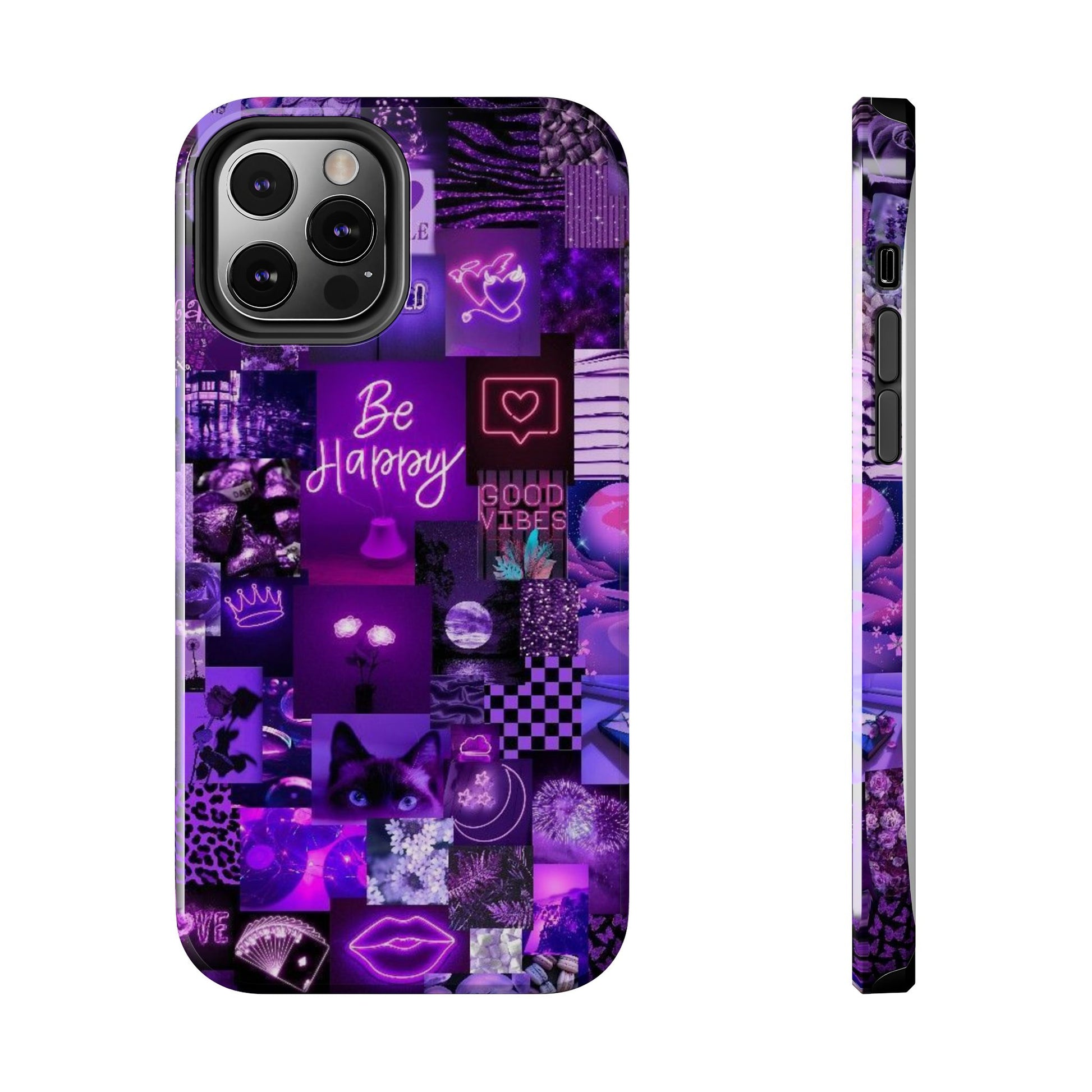 Be Happy Themed Tough Phone Cases for Iphones & Samsung Phones