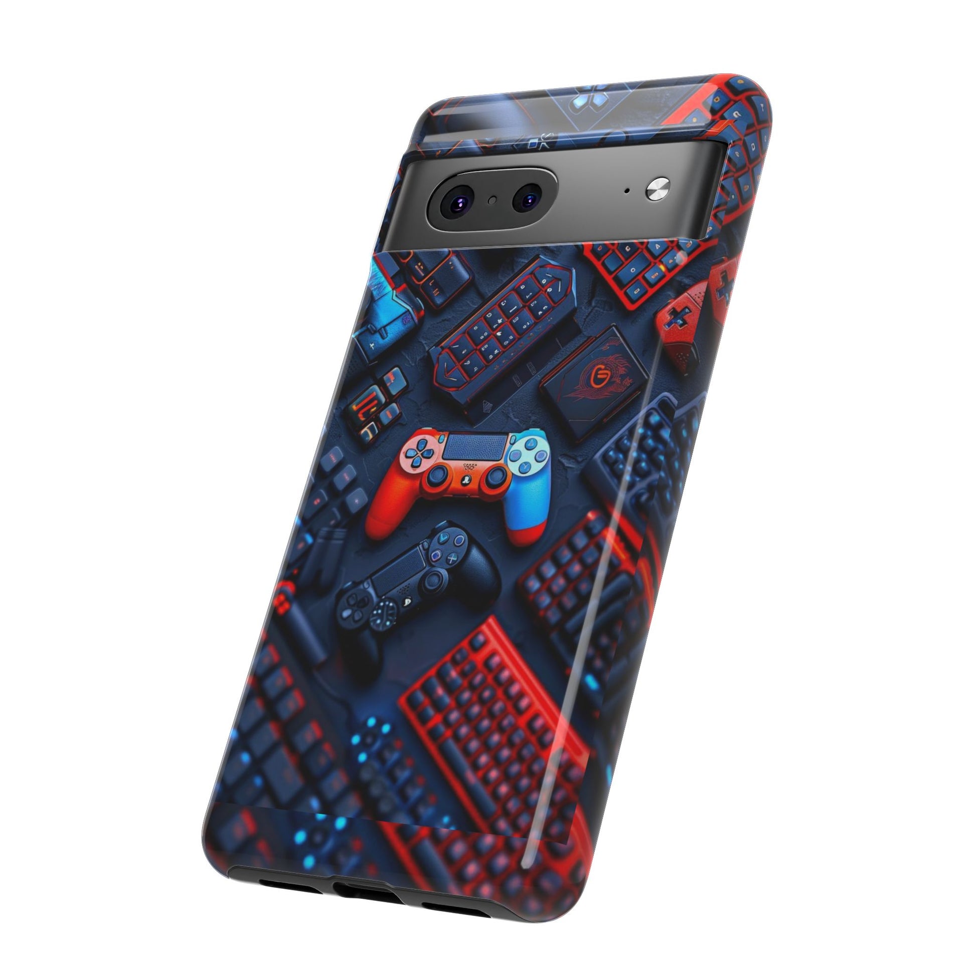 Gamer Themed Controllers Tough Cases for iPhones, Samsung, and Pixel