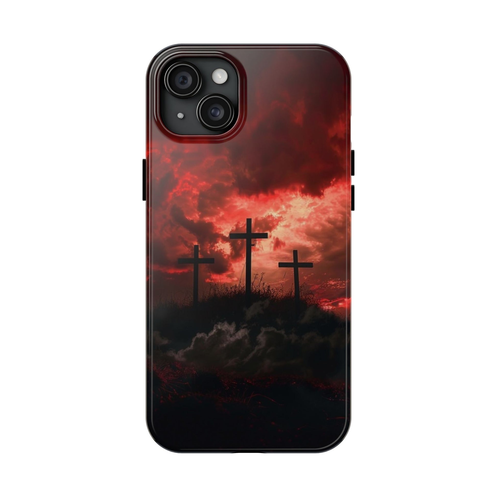 Crosses at Golgotha Christian Cases for iPhones & Samsung Phones