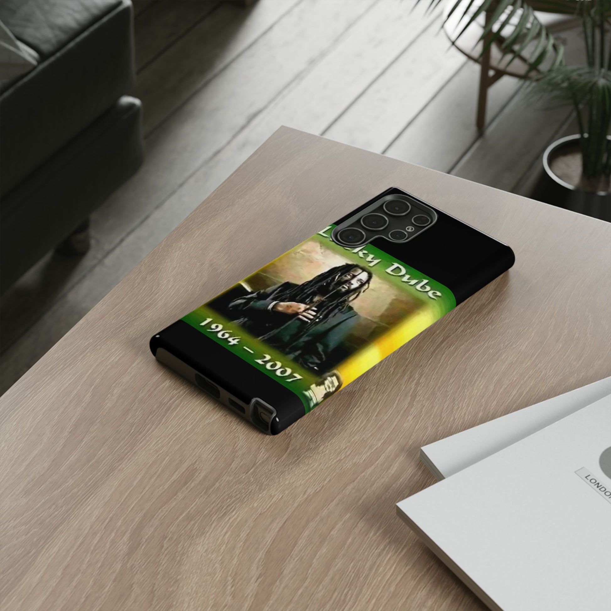 Lucky Dube Tough Cases for iPhones, Samsung, and Pixel