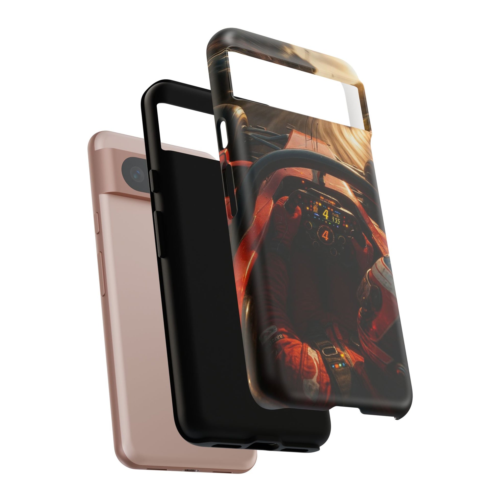 Formula 1 Cockpit Phone Case, Tough Cases for iPhones, Samsung, and Pixel