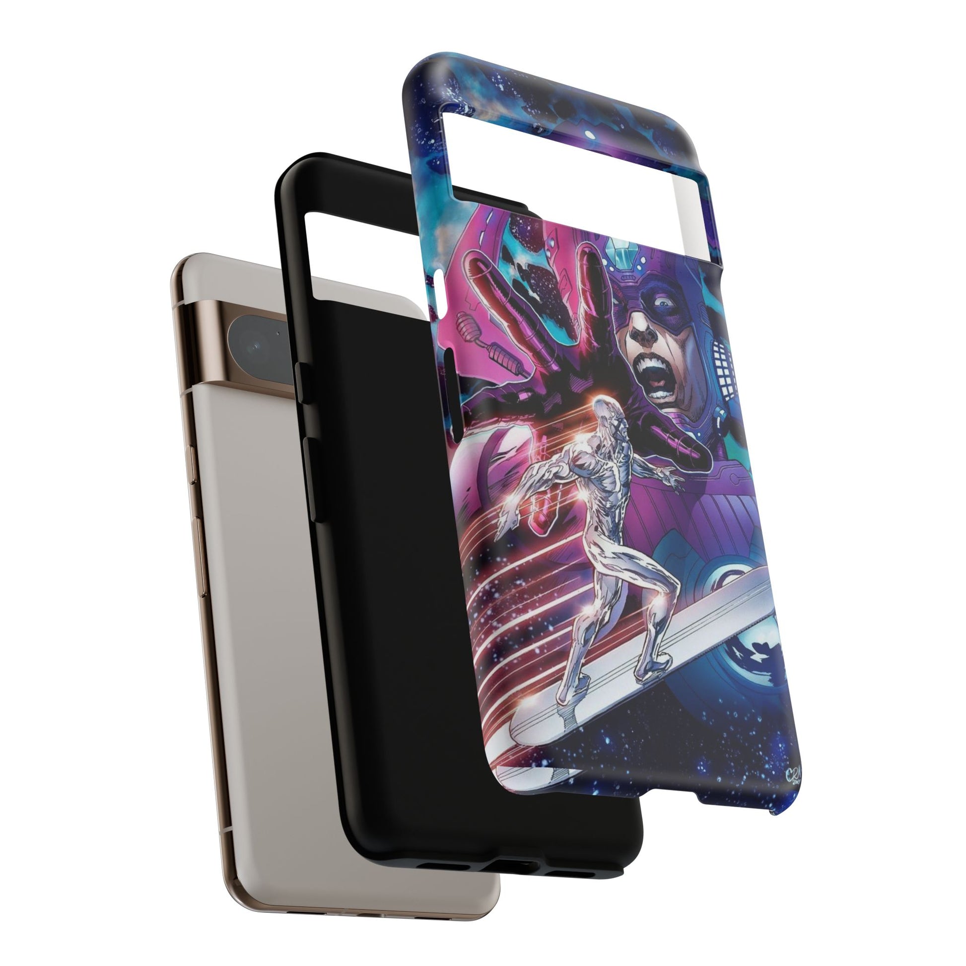 Galactus x Silver Surfer Marvel Phone Case, Tough Cases for iPhones, Samsung, and Pixel