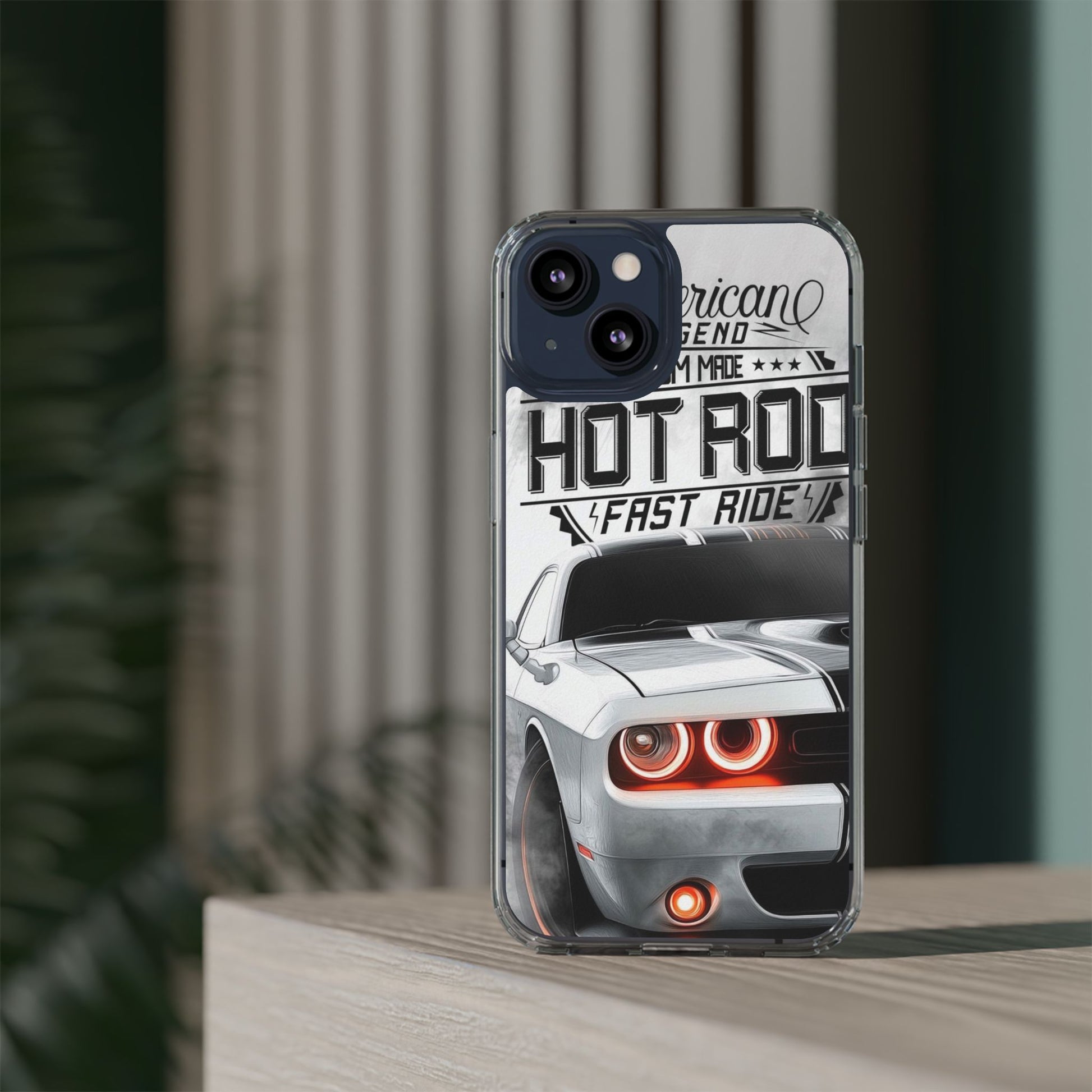 American Hot Rod Hell Cat Case for iPhone and Samsung phone