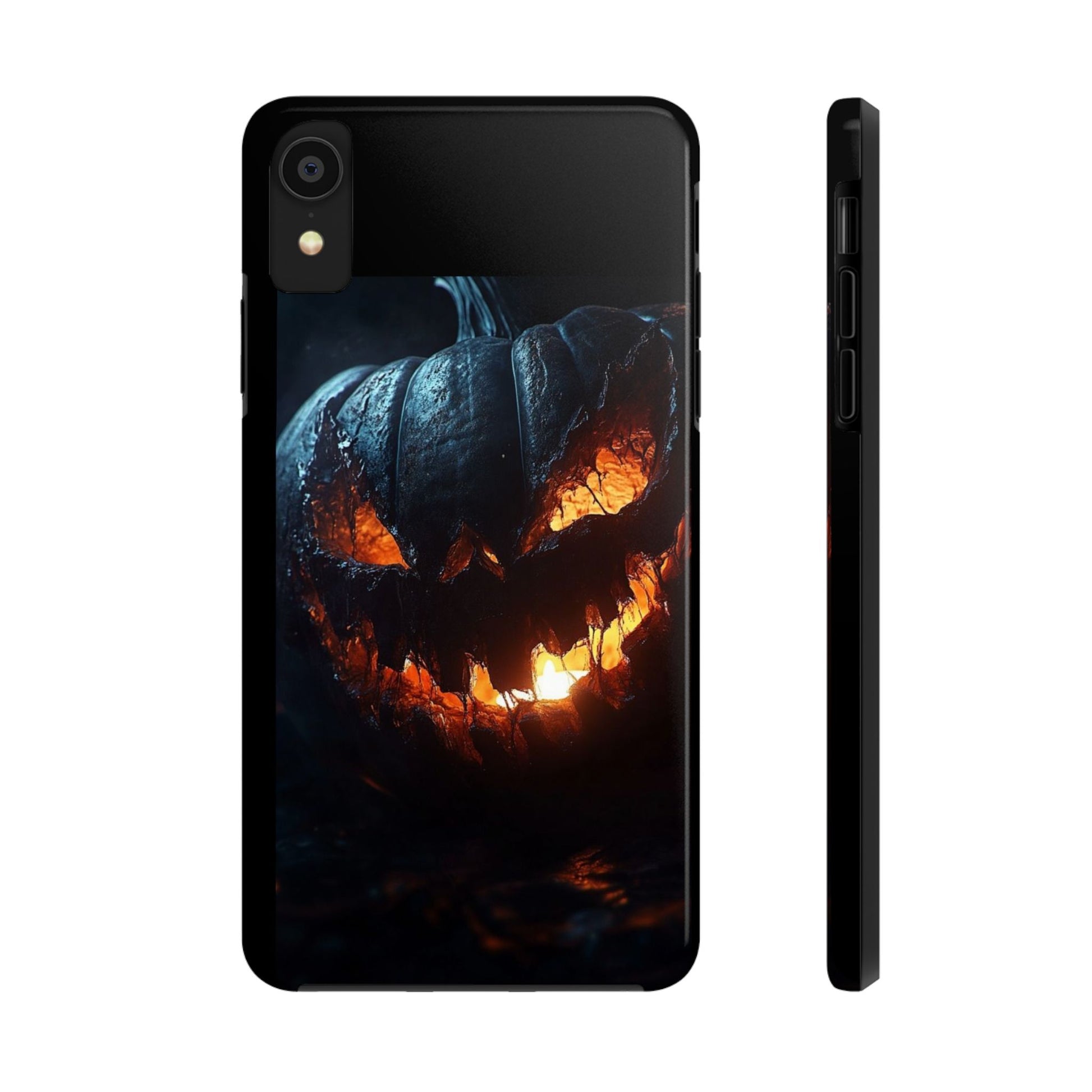 Scary Pumpkin Halloween Theme Phone Cases for iPhones & Samsung Phones