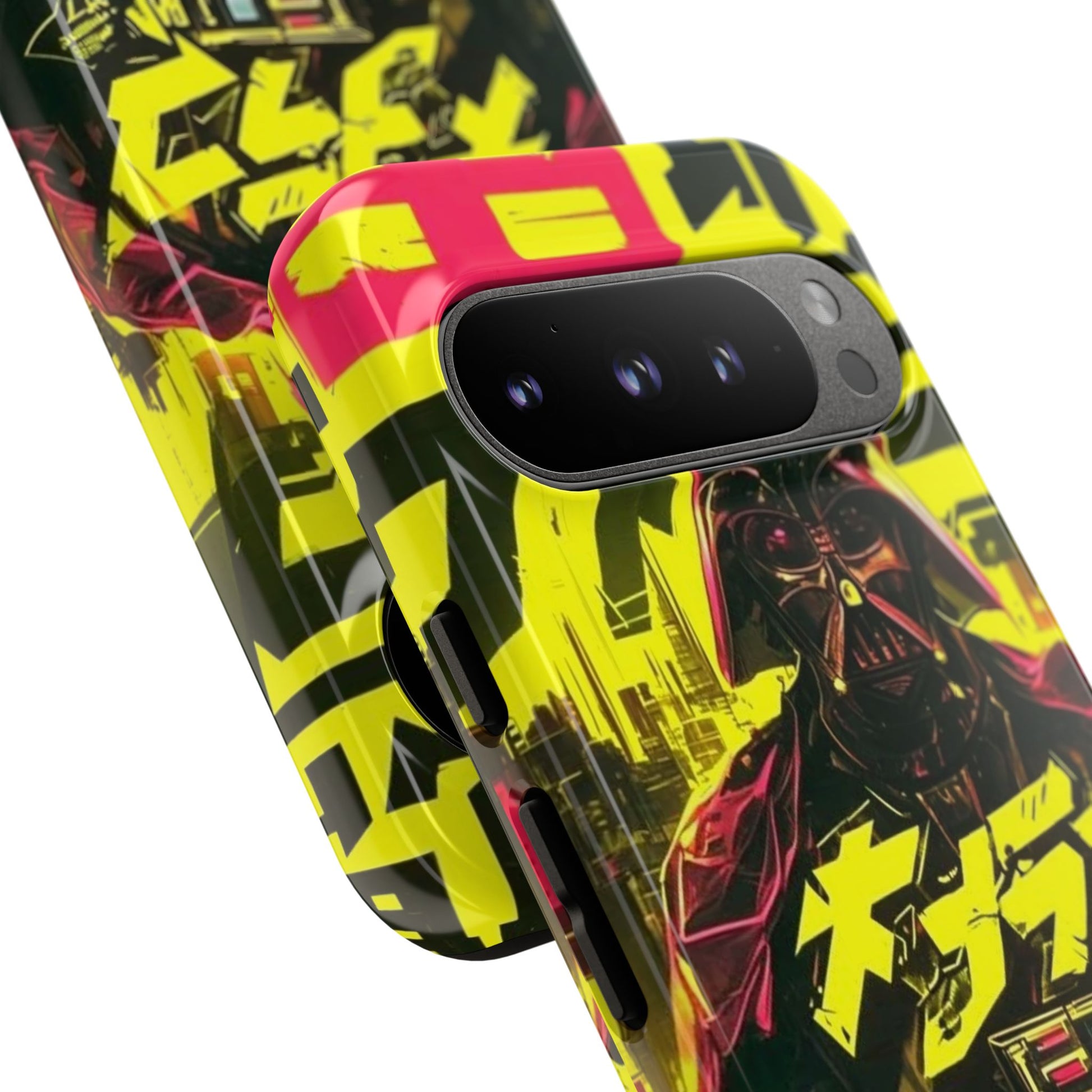 Cyberpunk X Vader Tough Cases for iPhones, Samsung, and Pixel