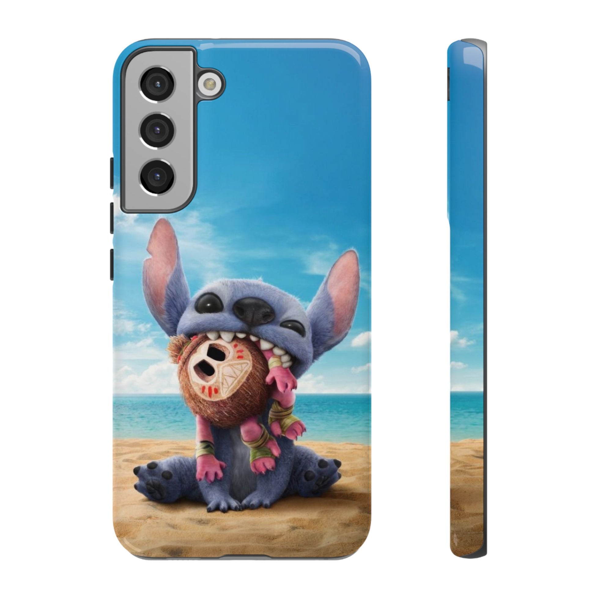 Stitch Beach Sunset Landscape Phone Case for iPhone, Samsung Galaxy, & Pixel Phones