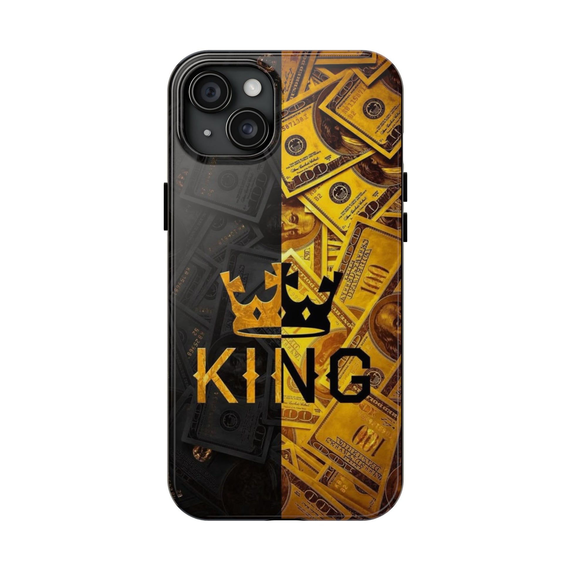 King of Money Urban Design Tough Phone Cases for Select iPhones & Samsung Phones