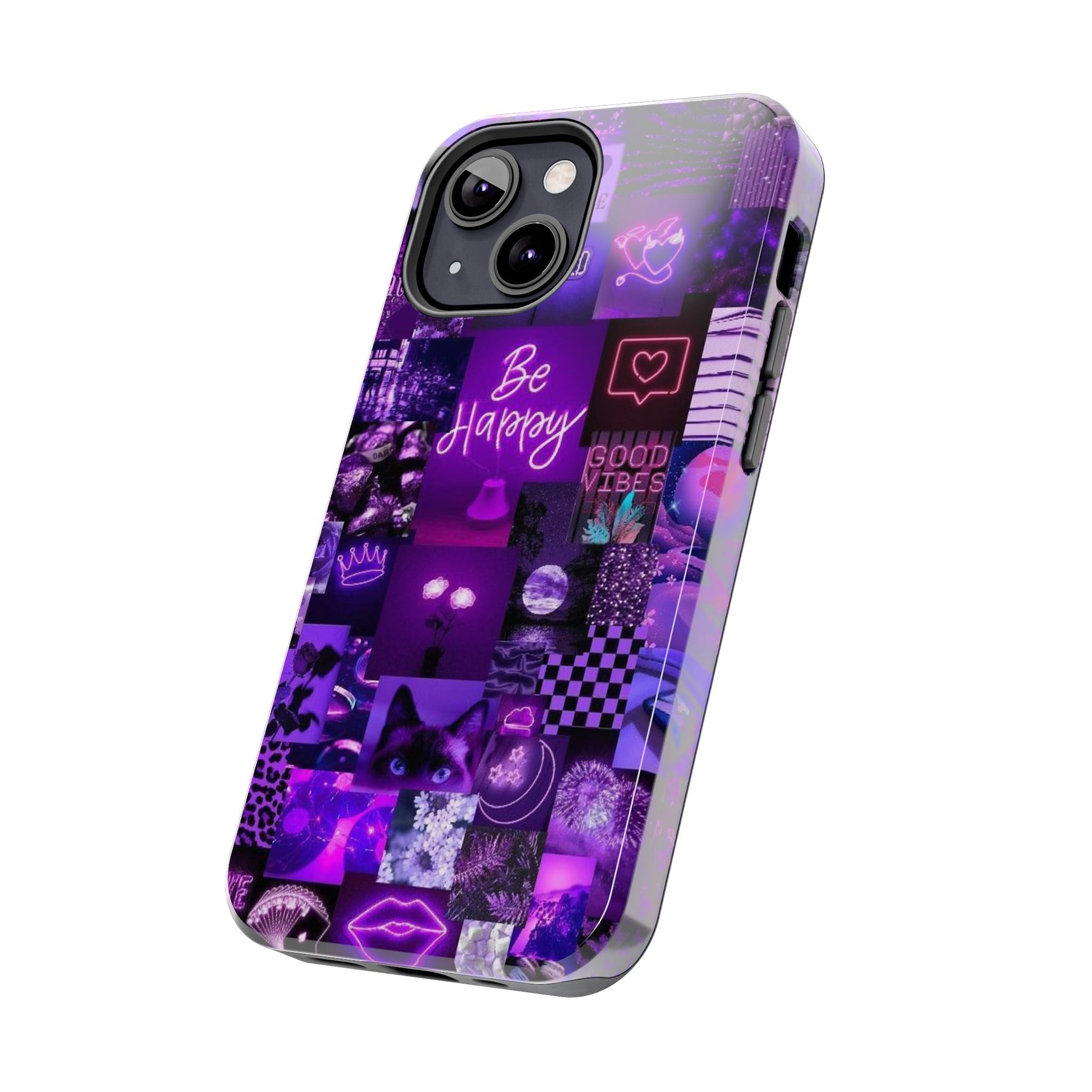 Be Happy Themed Tough Phone Cases for Iphones & Samsung Phones