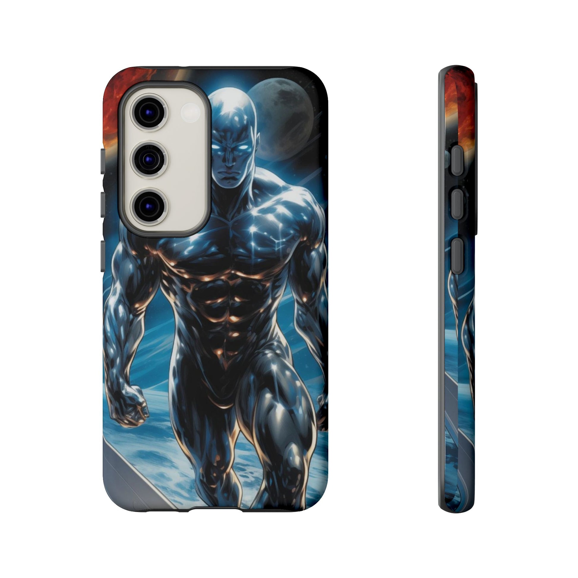 The Silver Surfer Comic Art Phone Case, Tough Cases for iPhones, Samsung, and Pixel