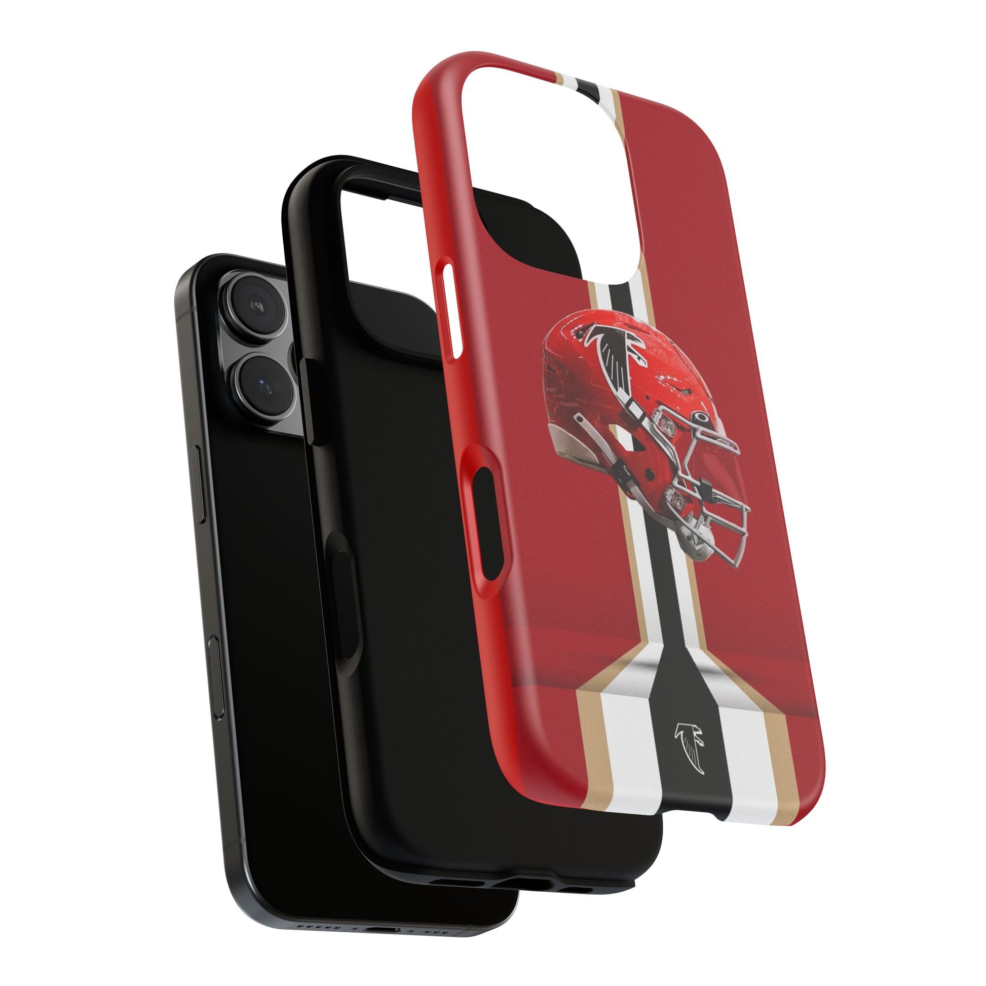 Atlanta Falcons Football Helmet Logo Tough Cases for iPhones, Samsung, and Pixel