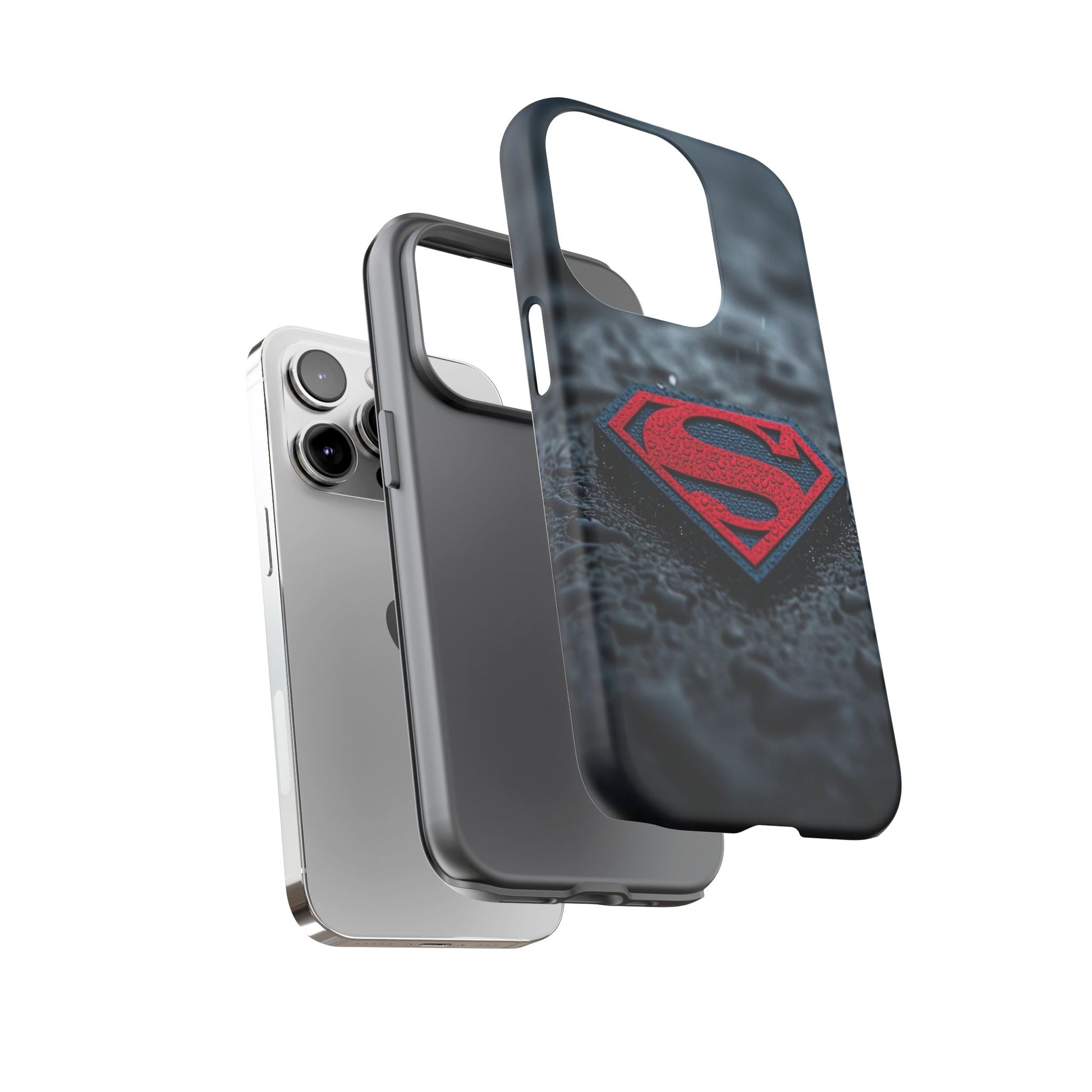 Superman Logo Tough Cases for iPhones, Samsung, and Pixel
