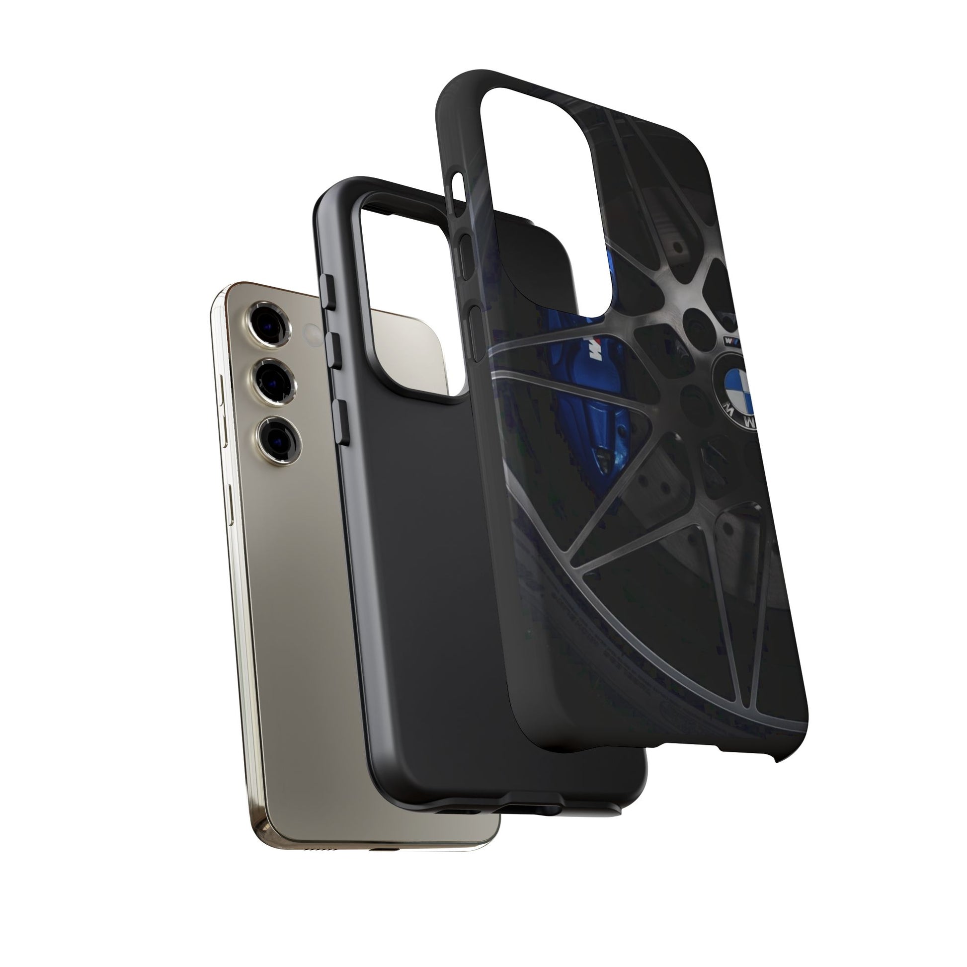 BMW M3 Racing Wheels Tough Cases for iPhones, Samsung, and Pixel