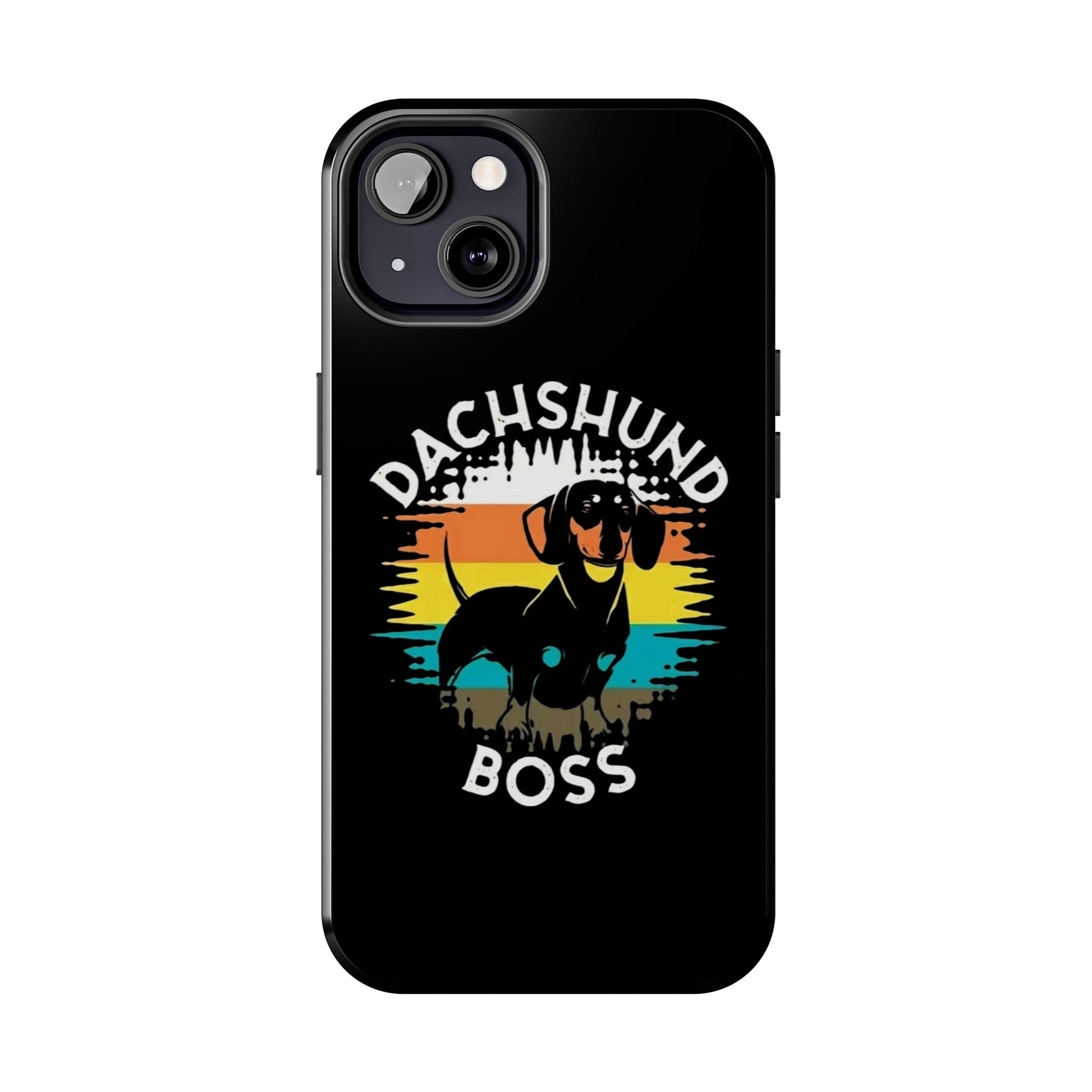 Dachshund Boss Theme Phone Cases for iPhones & Samsung Phones
