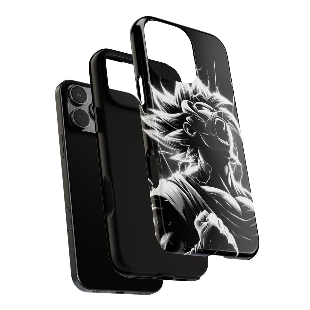Anime Saiyan Rage Dragon ball Z Tough Cases for iPhones, Samsung, and Pixel