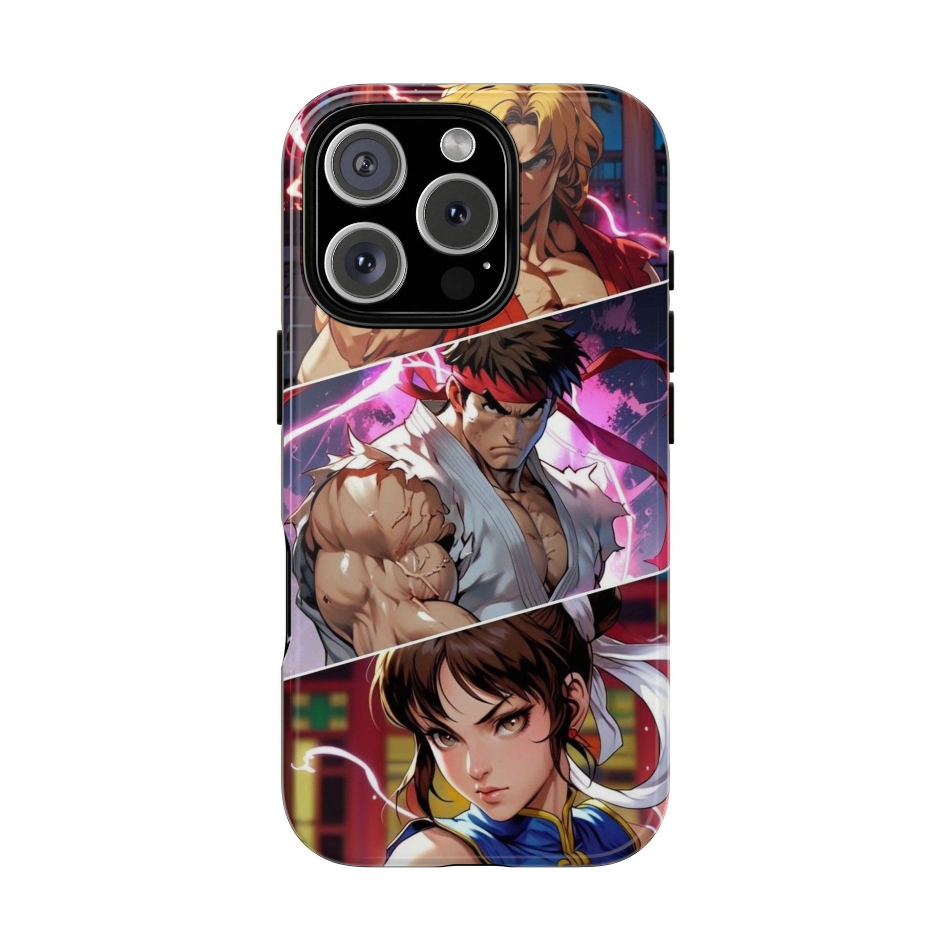 Street Fighter Gamer Theme Tough Cases for iPhones, Samsung, and Pixel