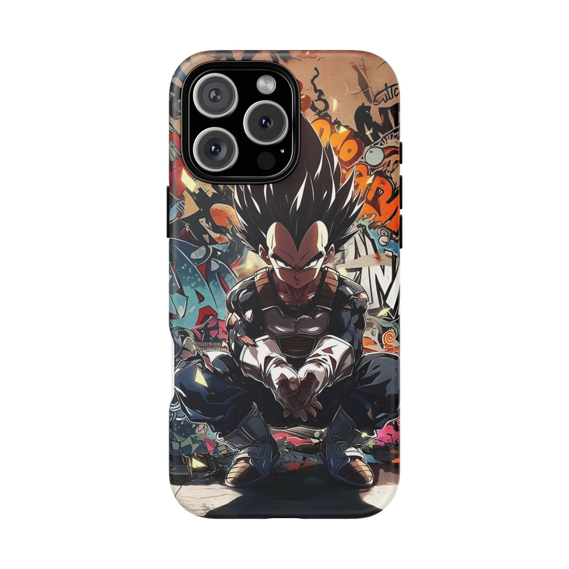 Anime Vegeta Dragon ball Z Tough Cases for iPhones, Samsung, and Pixel