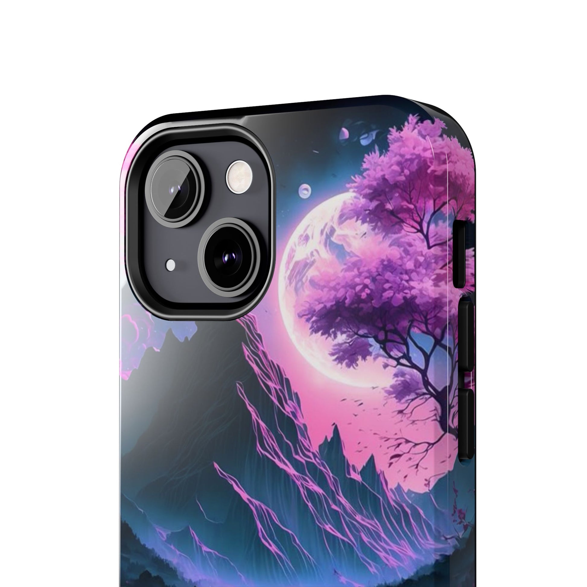 Cherry Blossoms in Japan Themed Tough Phone Cases for Iphones & Samsung Phones