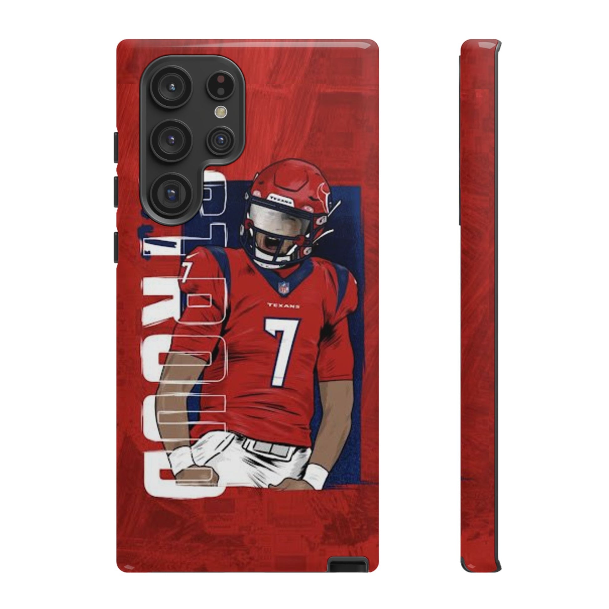 Houston Texans Football CJ Stroud Tough Cases for iPhones, Samsung, and Pixel