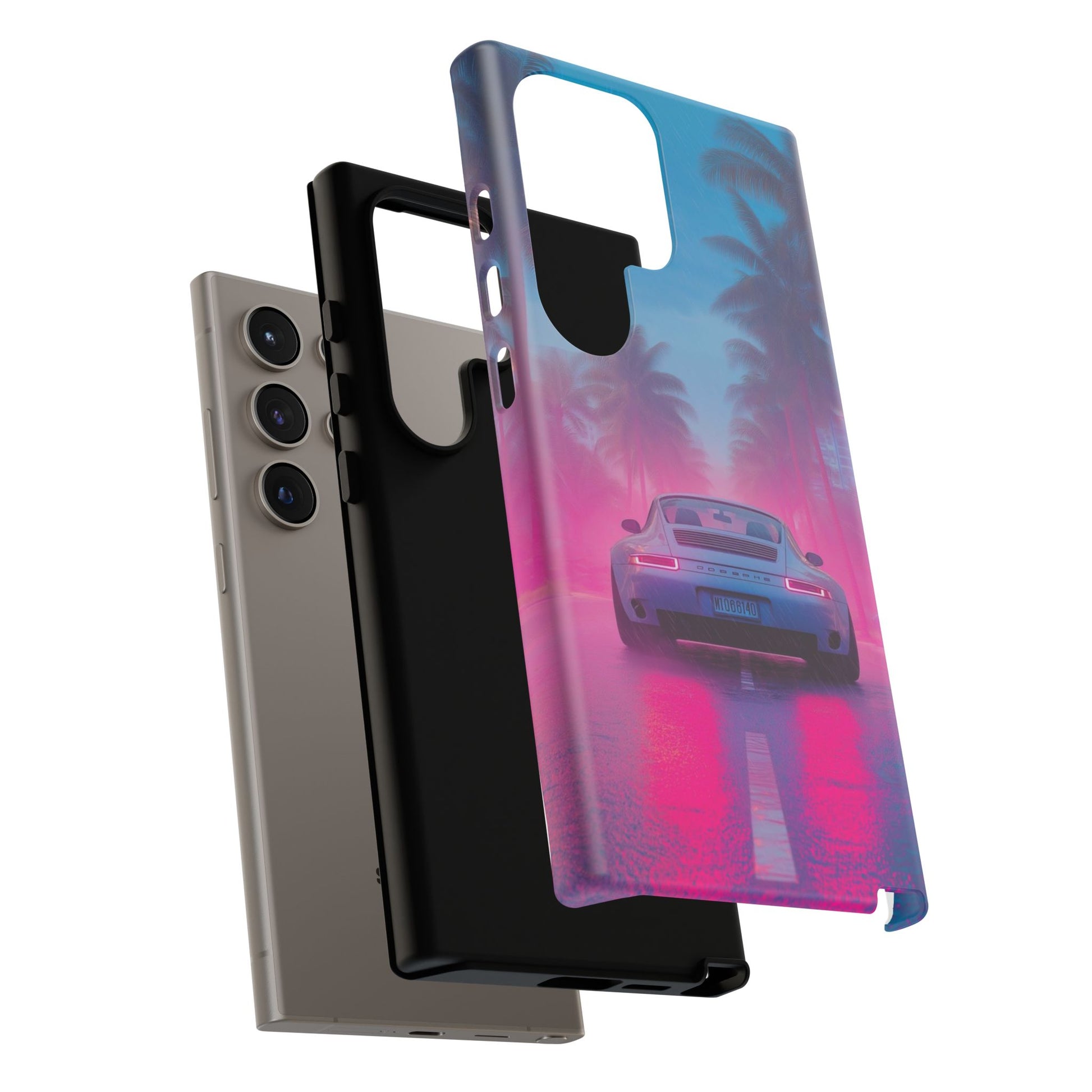 Miami Vice Porsche Phone Case for iPhone, Samsung Galaxy, & Pixel Phones