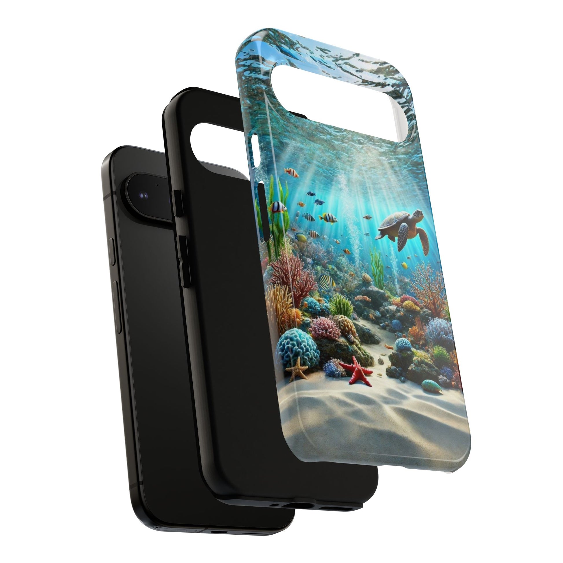 Under Sea Landscape Tough Cases for iPhones, Samsung, and Pixel