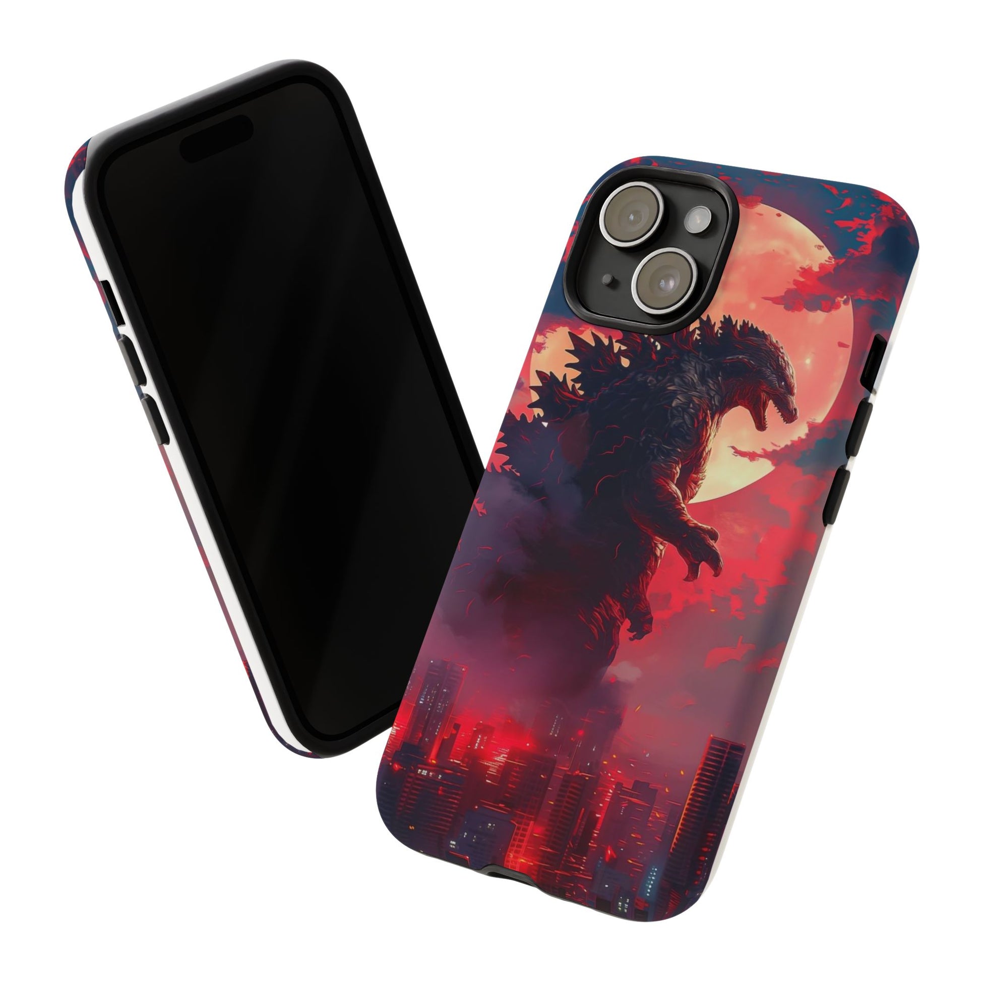 King of Monsters Godzilla Tough Phone Cases for iPhones, Samsung, and Pixel