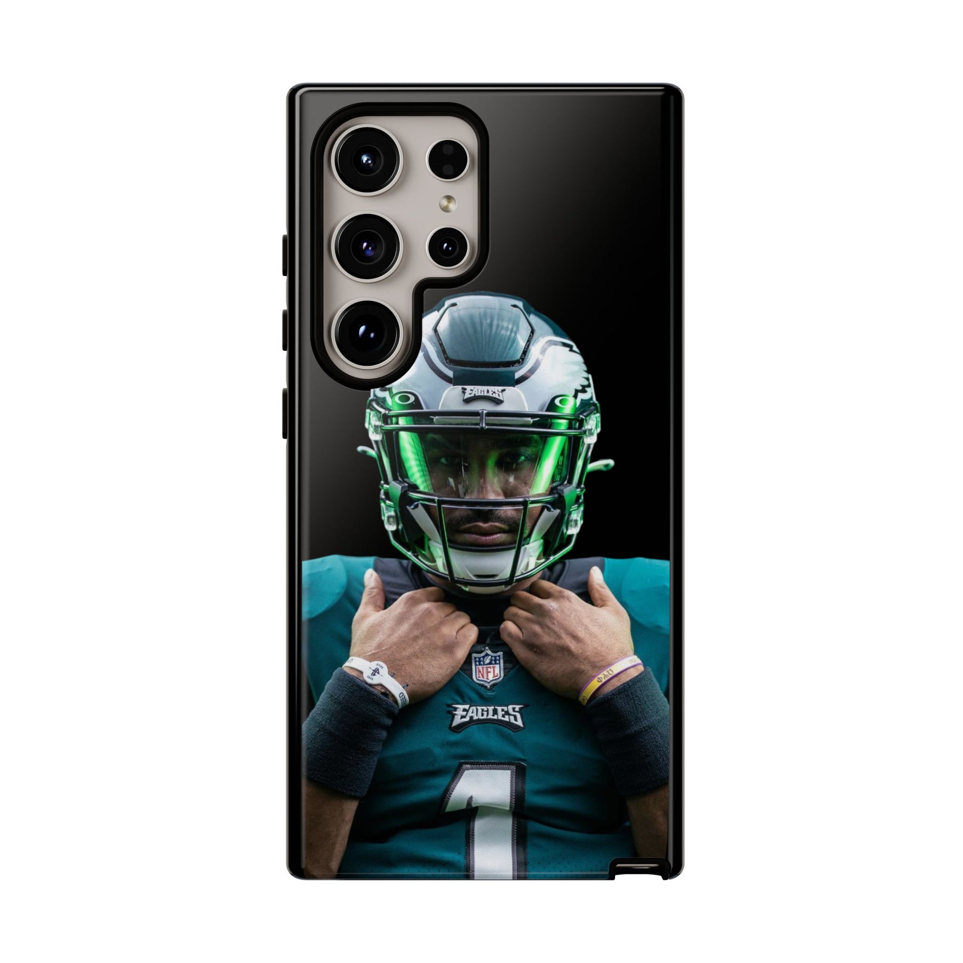 Eagles Football Jalen Hurts Tough Cases for iPhones, Samsung, and Pixel